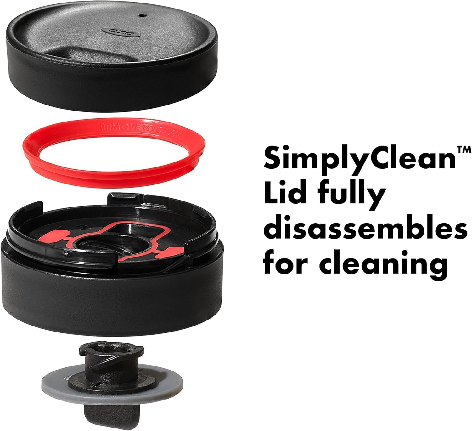 imageOXO Good Grips 20oz Travel Coffee Mug With Leakproof SimplyClean Lid JadeQuartz