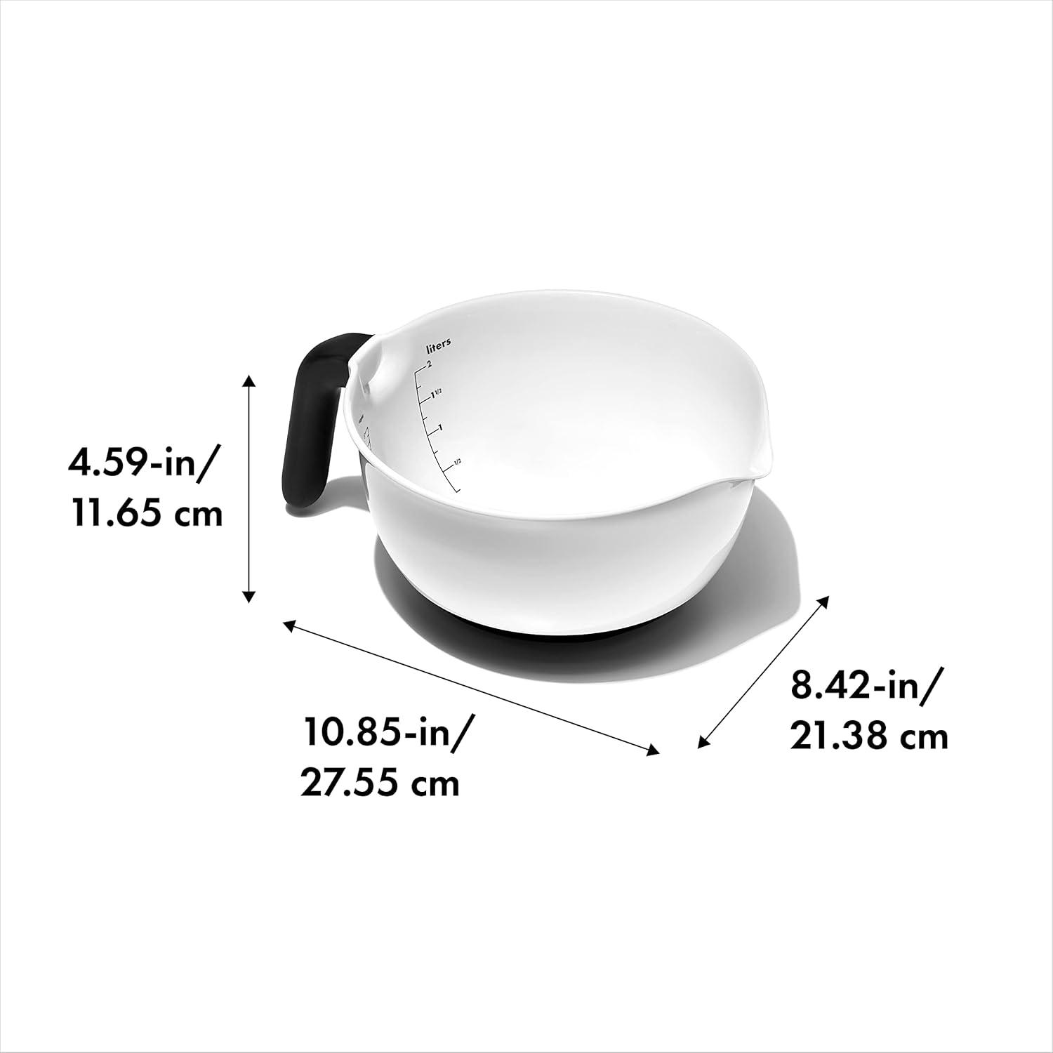 imageOXO Good Grips 2QT Batter Mixing Bowl White2QT