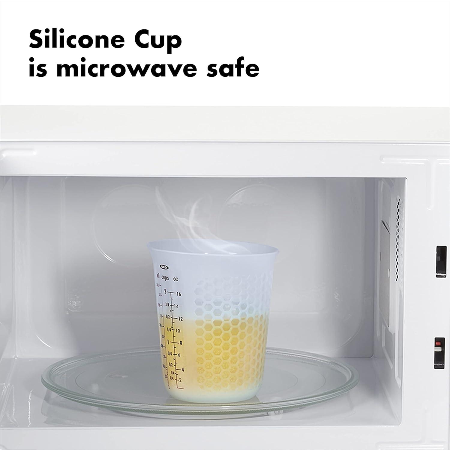 imageOXO Good Grips 3 Piece Squeeze ampamp Pour Silicone Measuring Cup Set3Piece Set Pack of 12