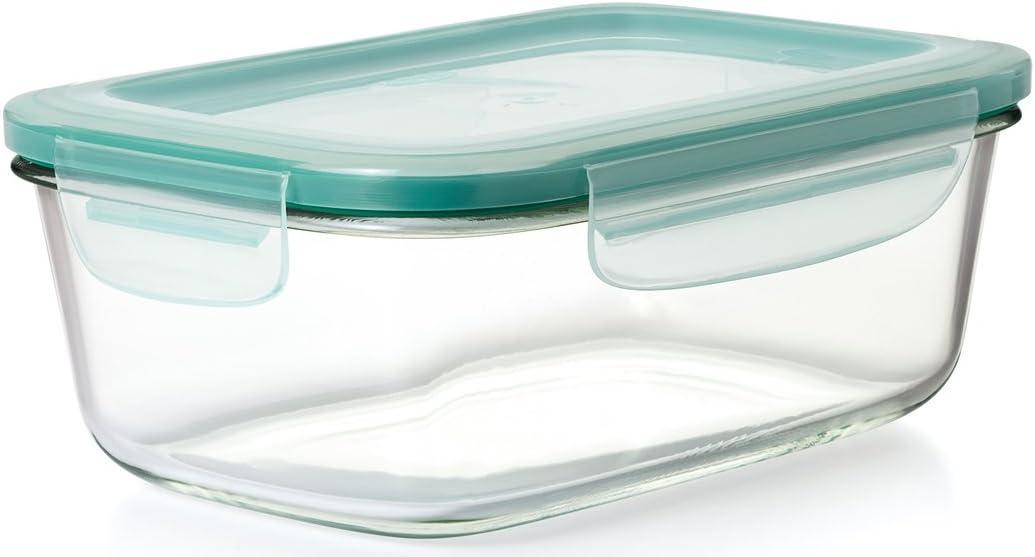 imageOXO Good Grips 35 Cup Smart Seal Airtight Glass Rectangle Food Storage ContainerGlass