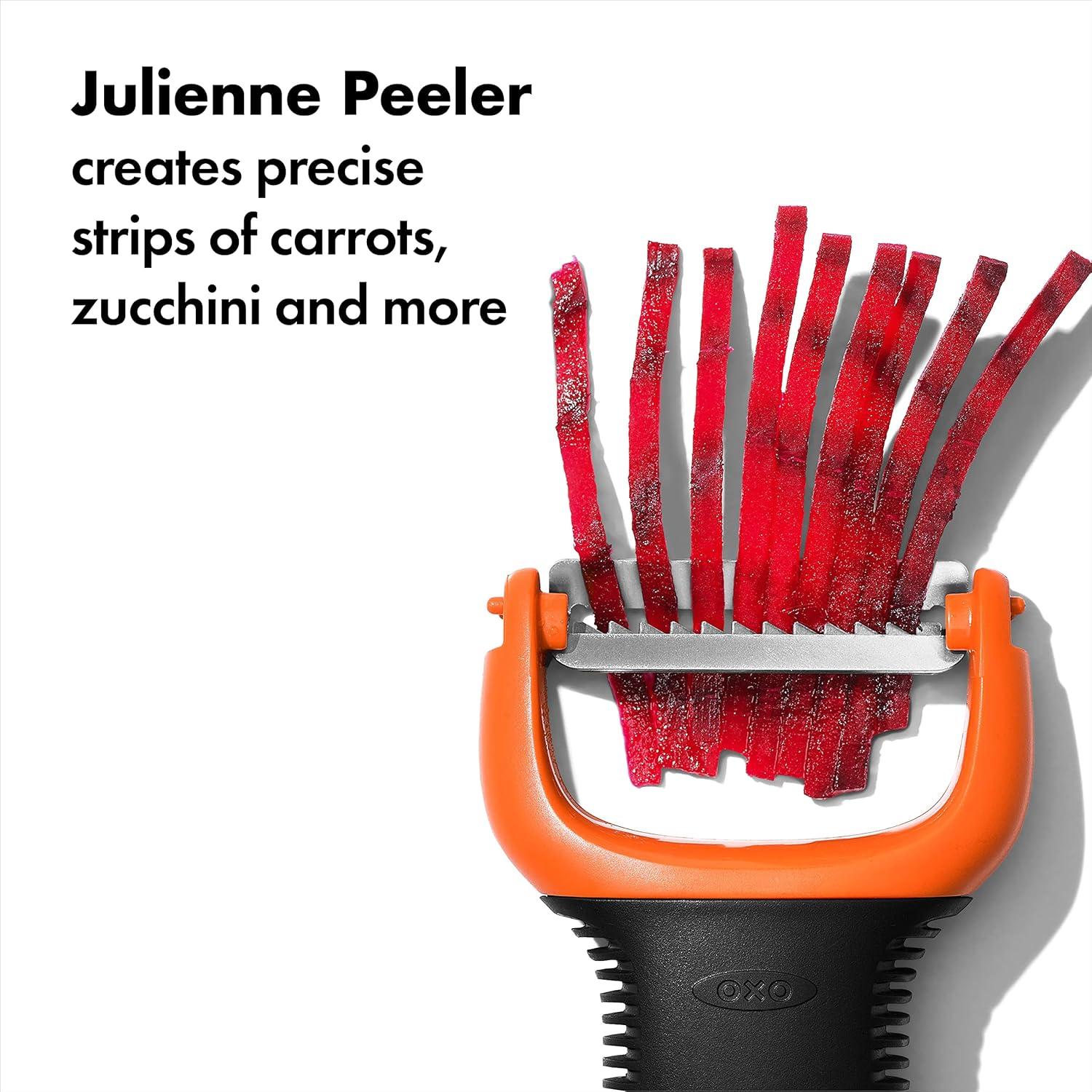 imageOXO Good Grips 3Piece Peeler Set Beet Fennel Yam3Piece Peeler Set