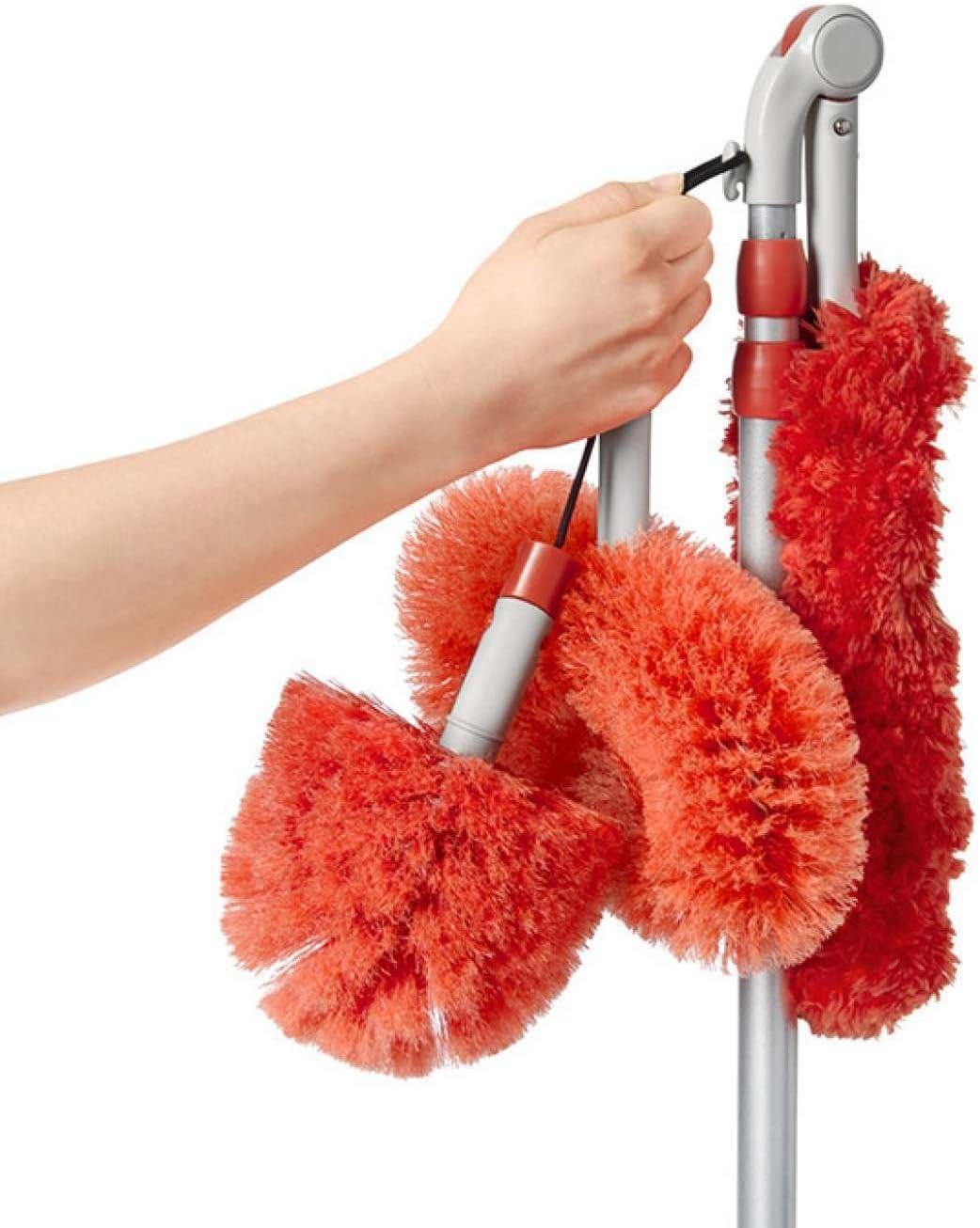 imageOXO Good Grips 3in1 Extendable Microfiber Long Reach Duster with Interchangeable Heads 8 ft