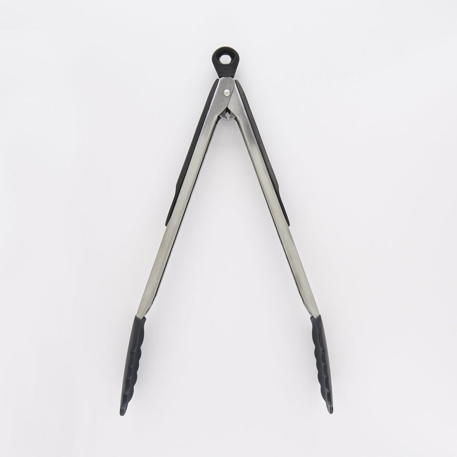 imageOXO Good Grips 9Inch Tongs with Silicone Heads12Inch