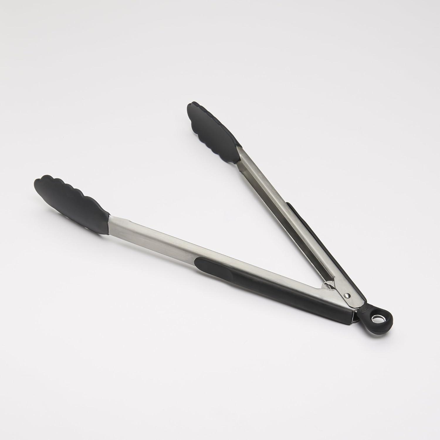 imageOXO Good Grips 9Inch Tongs with Silicone Heads12Inch