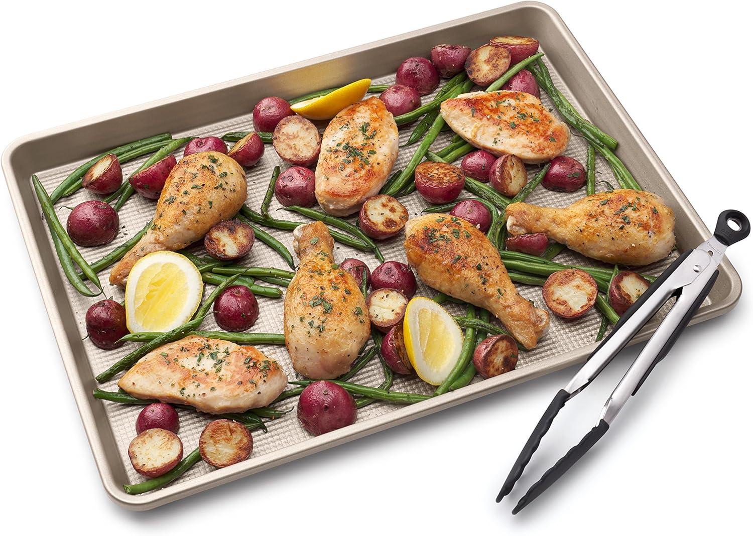 imageOXO Good Grips 9Inch Tongs with Silicone Heads9Inch