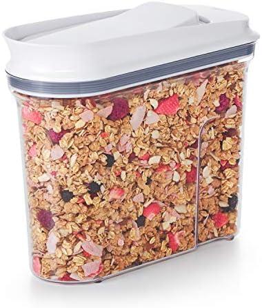imageOXO Good Grips Airtight POP Small Cereal Dispenser 25 Qt25qt25 Qt GranolaWhite