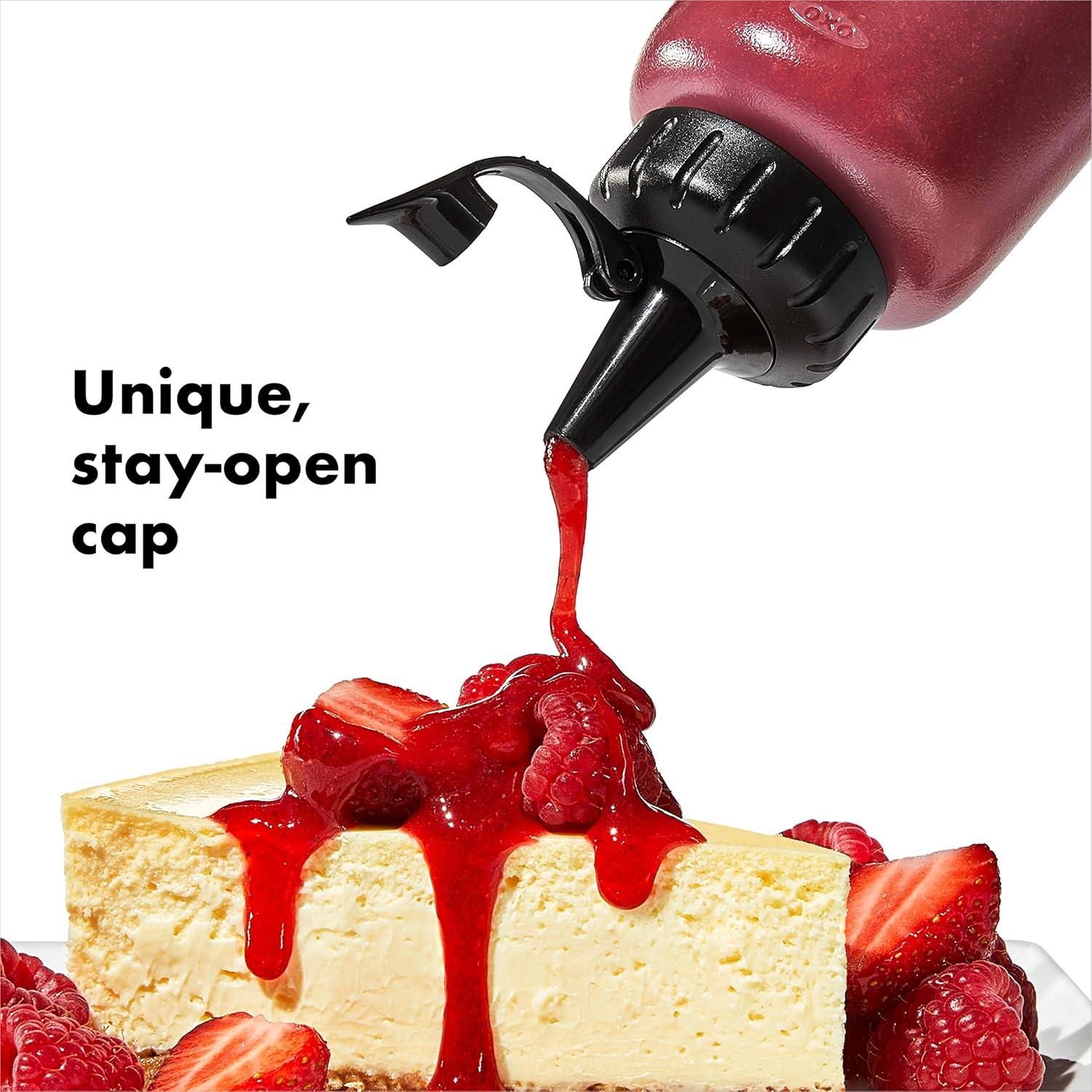 imageOXO Good Grips Chefs Squeeze Bottle Medium 5 Pack12 oz Pack of 2