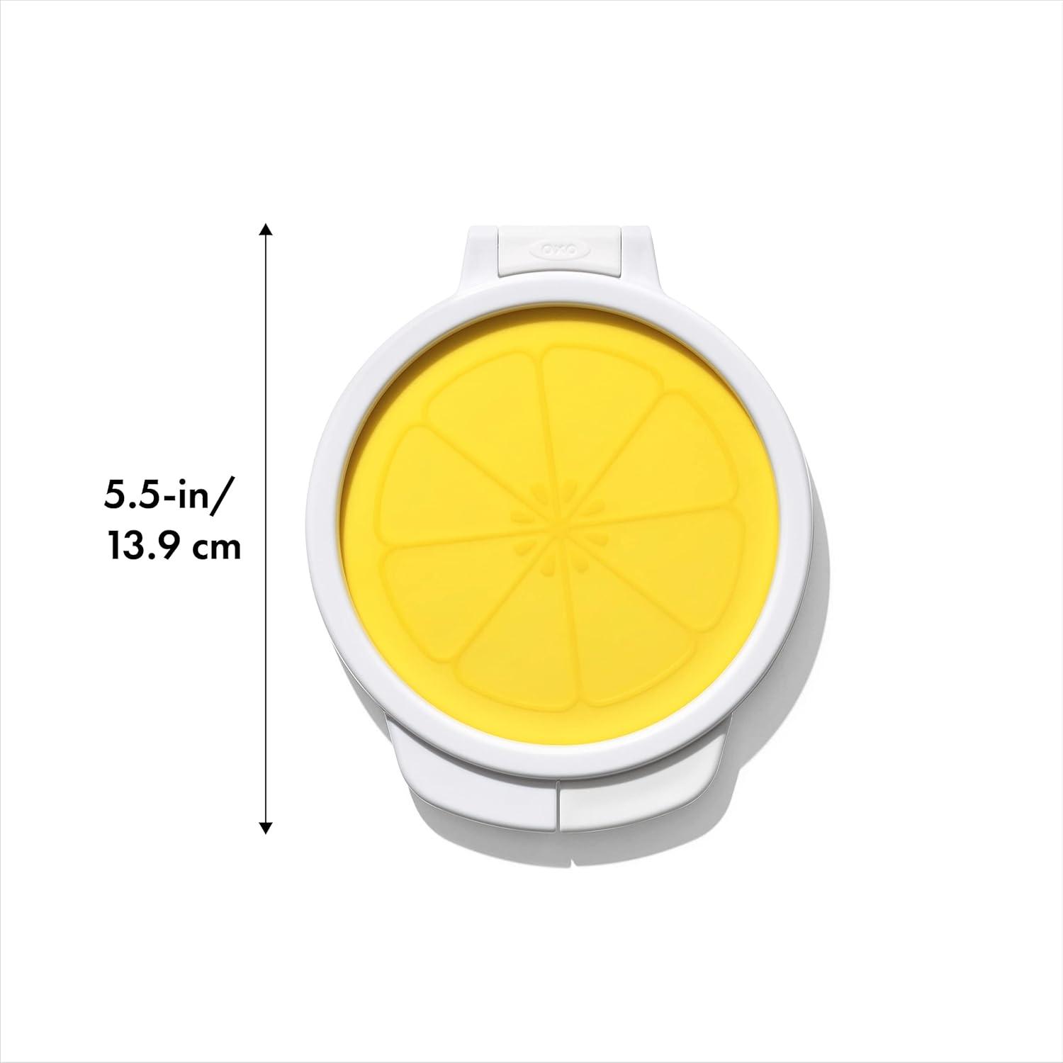 imageOXO Good Grips Cut ampamp Keep Reusable Silicone Lemon SaverLemon Saver