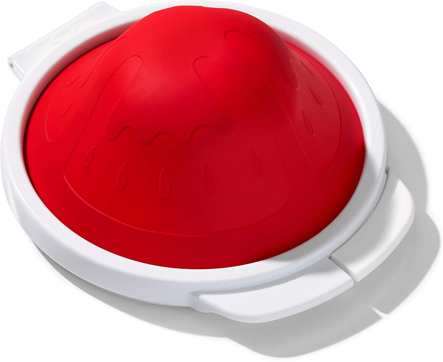 imageOXO Good Grips Cut ampamp Keep Reusable Silicone Lemon SaverTomato Saver