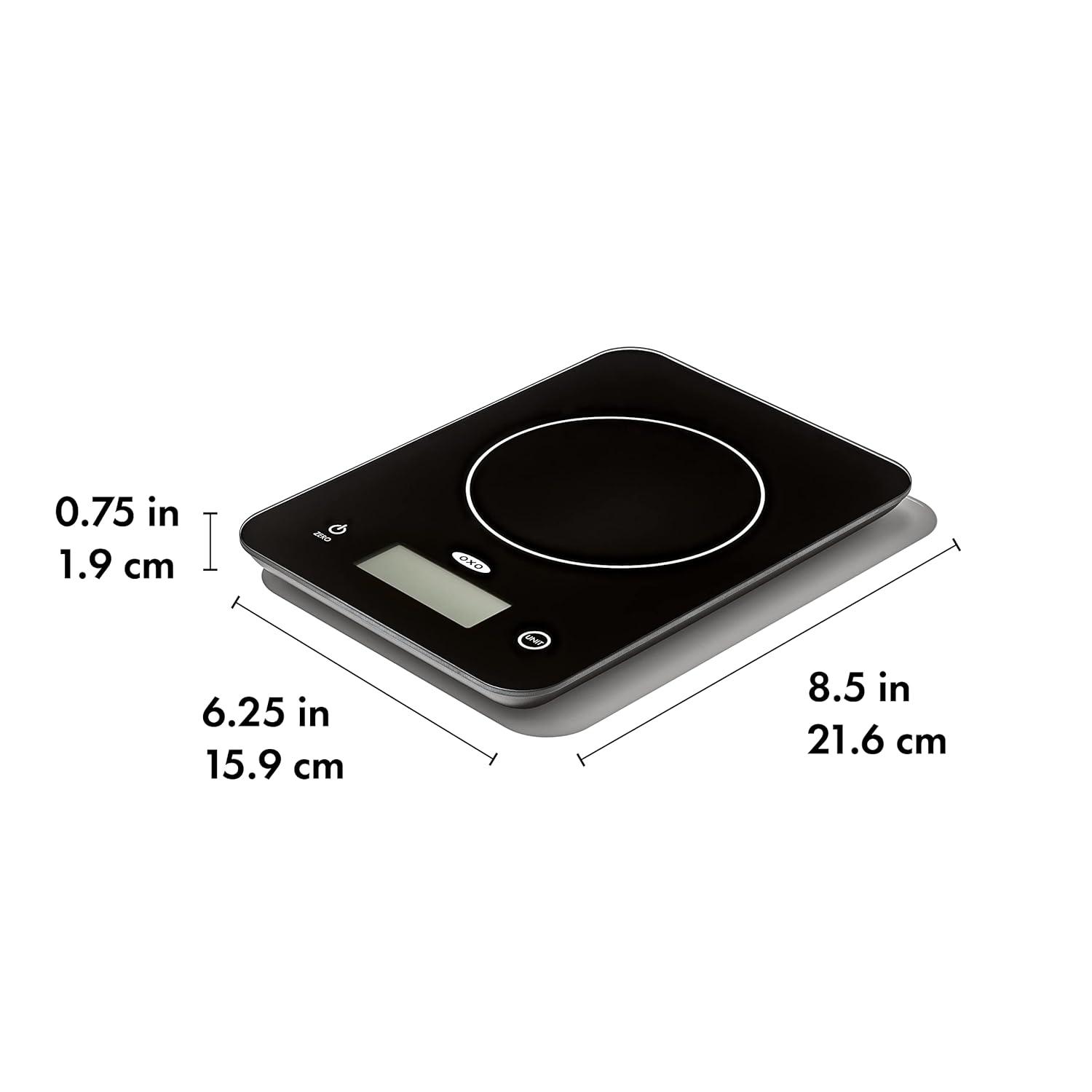 imageOXO Good Grips Everyday Glass Food Scale 11lbs5kgFood Scale