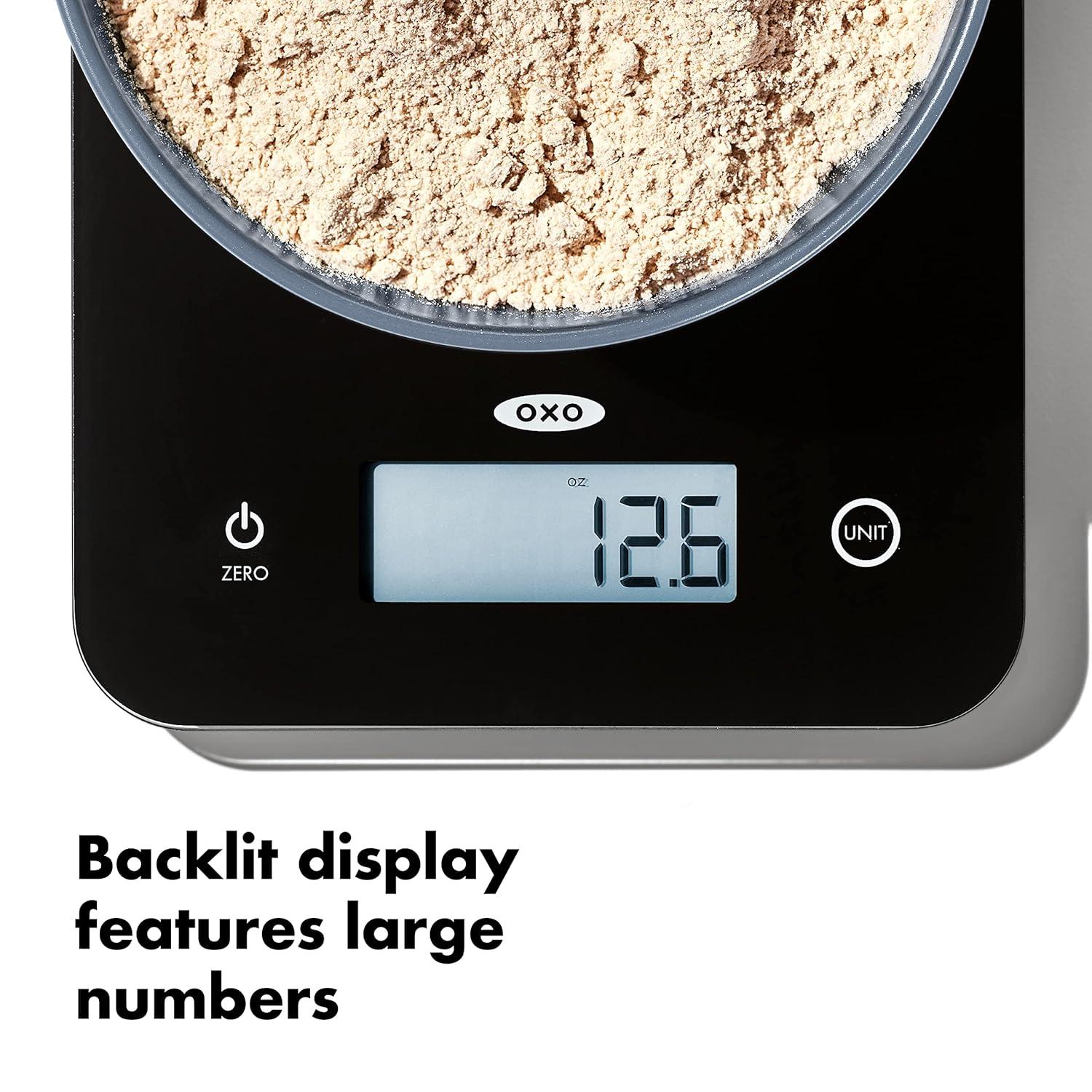 imageOXO Good Grips Everyday Glass Food Scale 11lbs5kgFood Scale