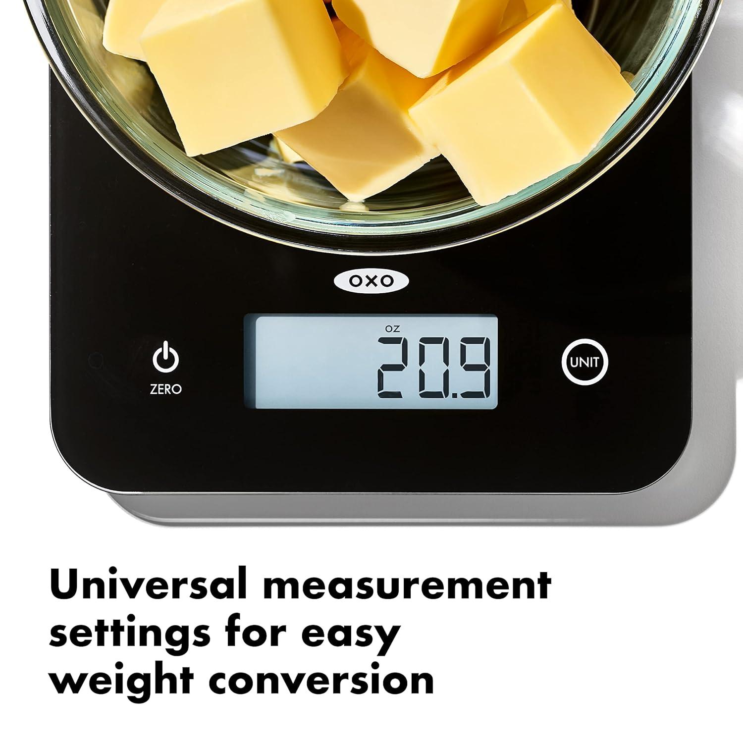 imageOXO Good Grips Everyday Glass Food Scale 11lbs5kgFood Scale