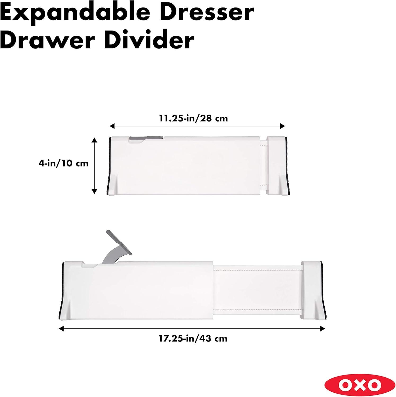imageOXO Good Grips Expandable Dresser Drawer Divider 2 Pack