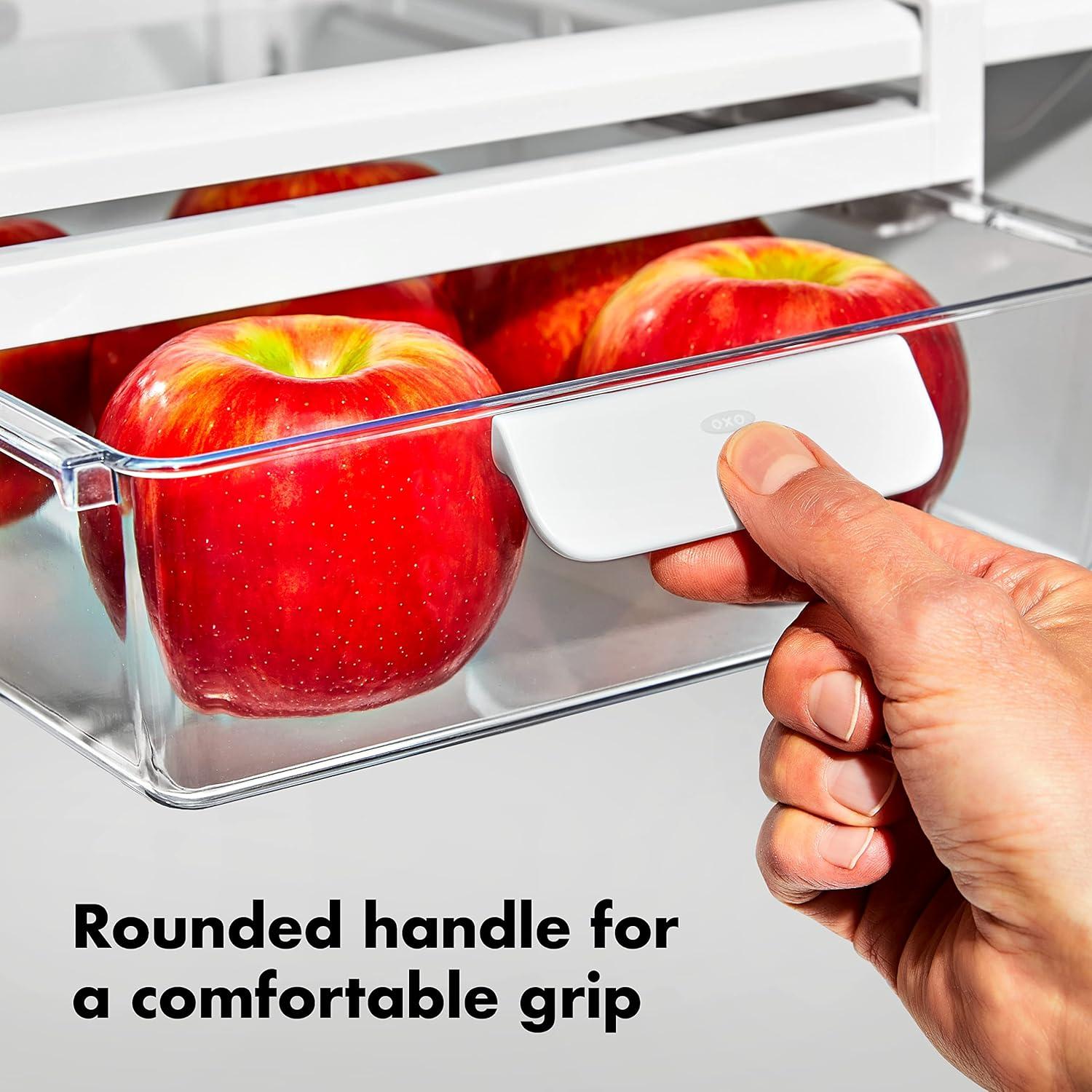 imageOXO Good Grips Fridge Undershelf Drawer 10 in for Deli Meat Cheese Produce and More