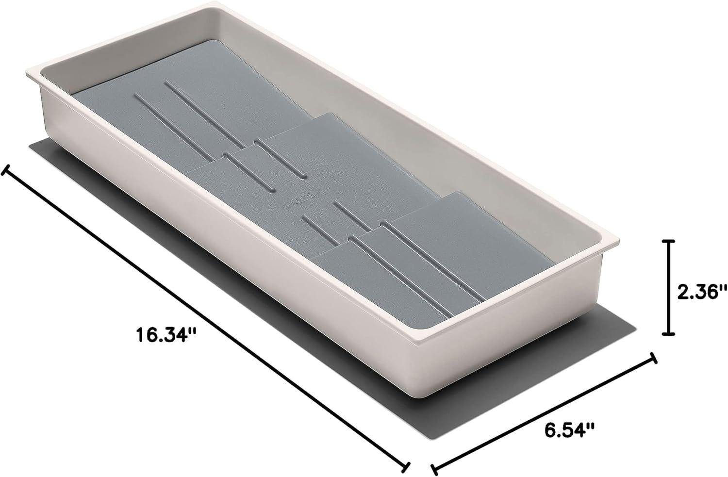 imageOXO Good Grips Kitchen Drawer Expandable Utensil Organizer WhiteCompact Pack of 4