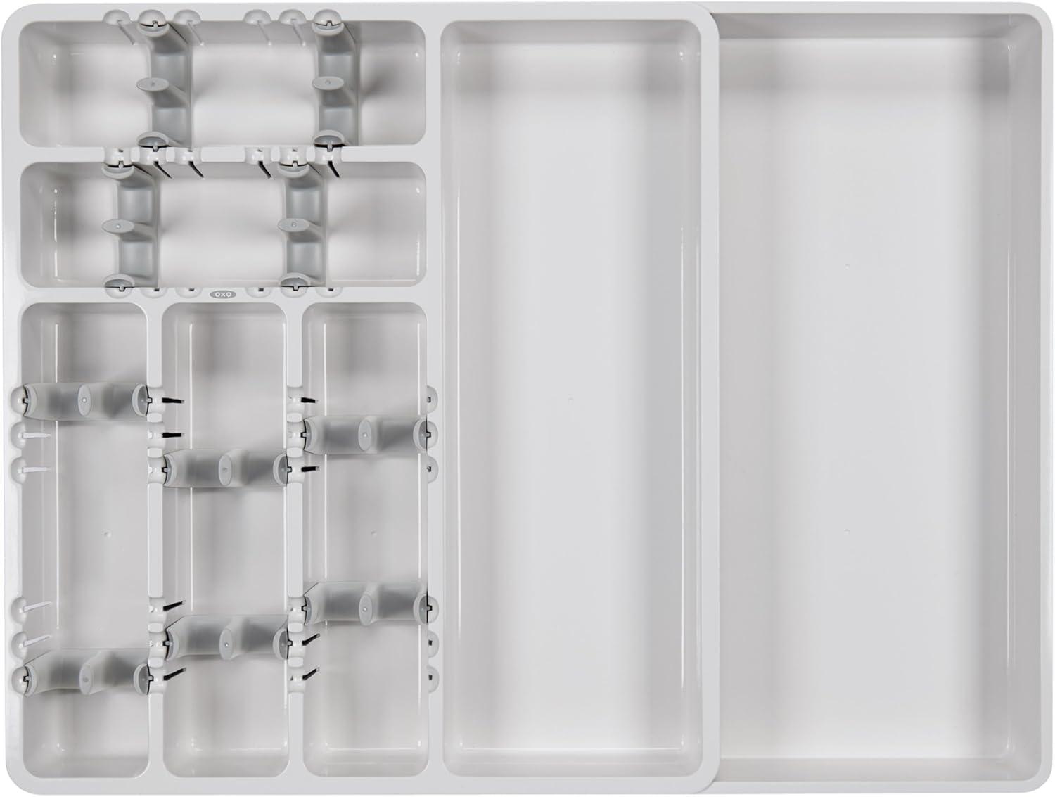 imageOXO Good Grips Large Expandable Utensil Organizer WhiteGray