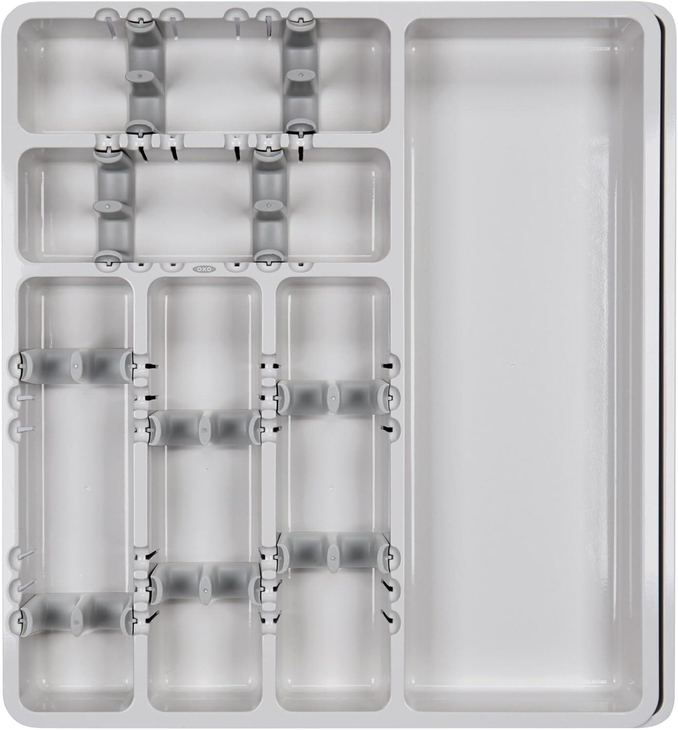 imageOXO Good Grips Large Expandable Utensil Organizer WhiteGray