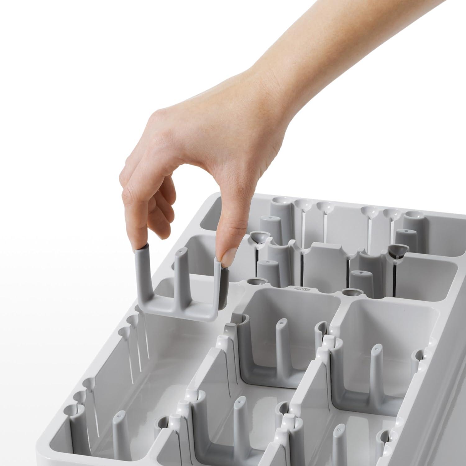 imageOXO Good Grips Large Expandable Utensil Organizer WhiteGray