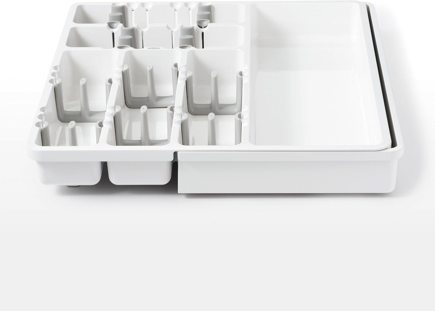 imageOXO Good Grips Large Expandable Utensil Organizer WhiteWhite