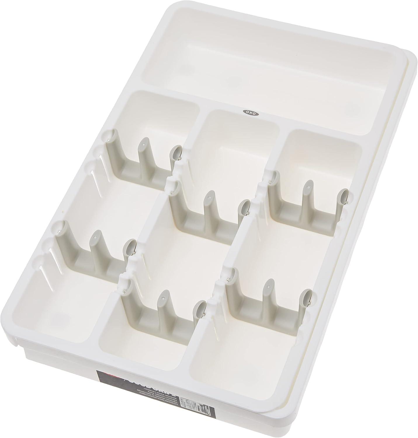 imageOXO Good Grips Large Expandable Utensil Organizer WhiteWhite
