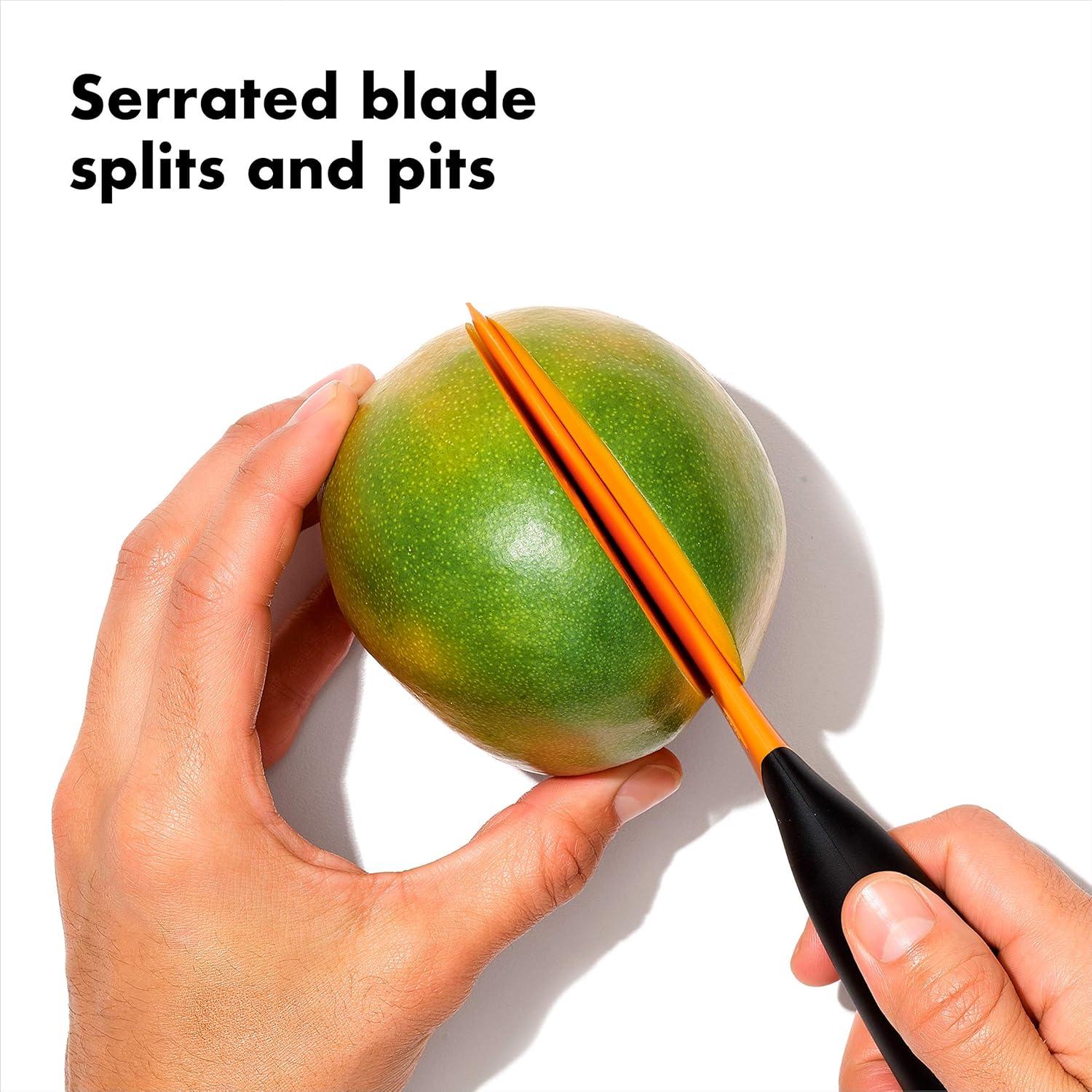 imageOXO Good Grips Mango Slicer with ScoopOrange 1 x 15 x 7quot