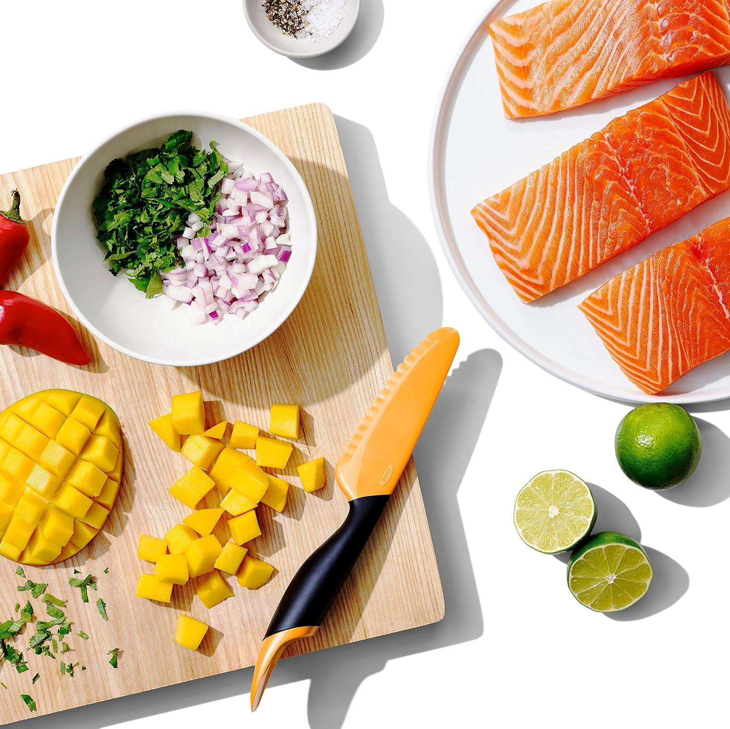 imageOXO Good Grips Mango Slicer with ScoopOrange 1 x 15 x 7quot