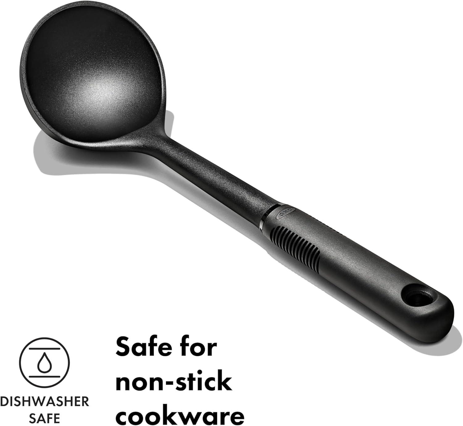 imageOXO Good Grips Nylon Ladle Black One SizeLadle