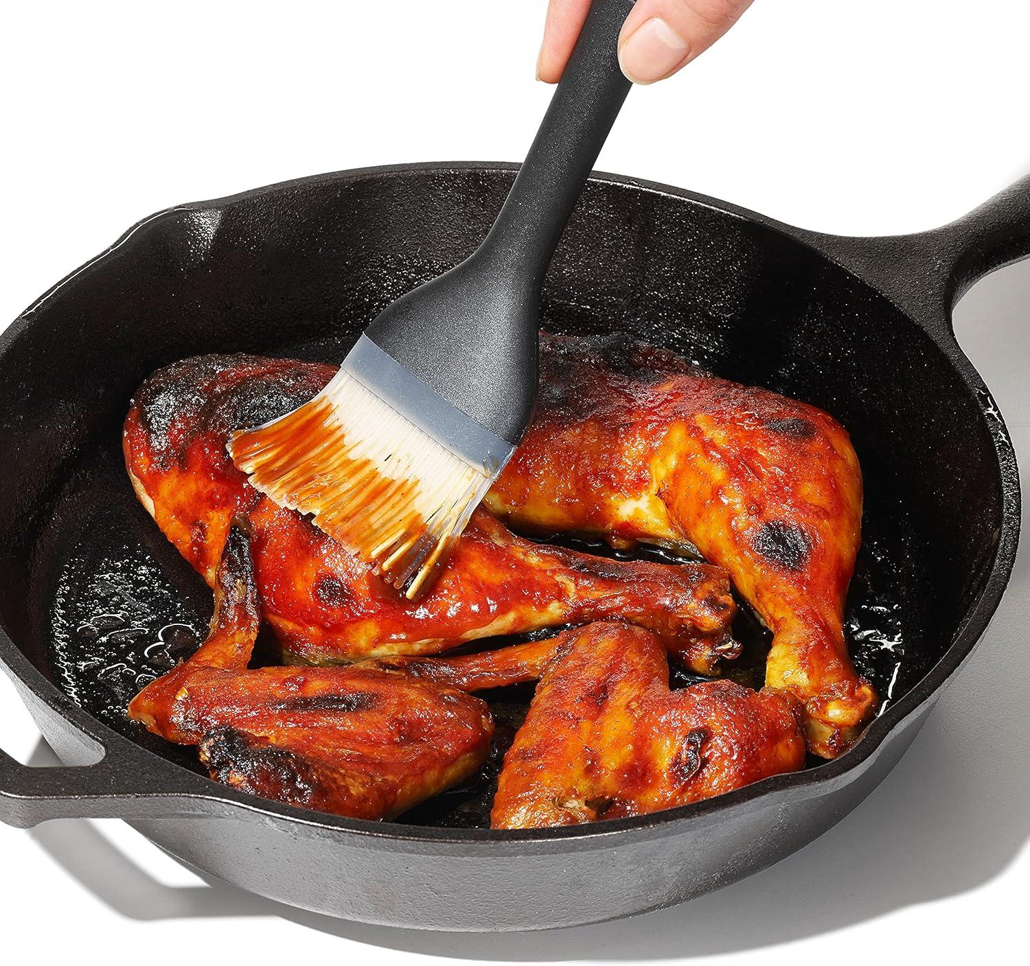 imageOXO Good Grips Silicone Basting ampamp Pastry Brush SmallLarge