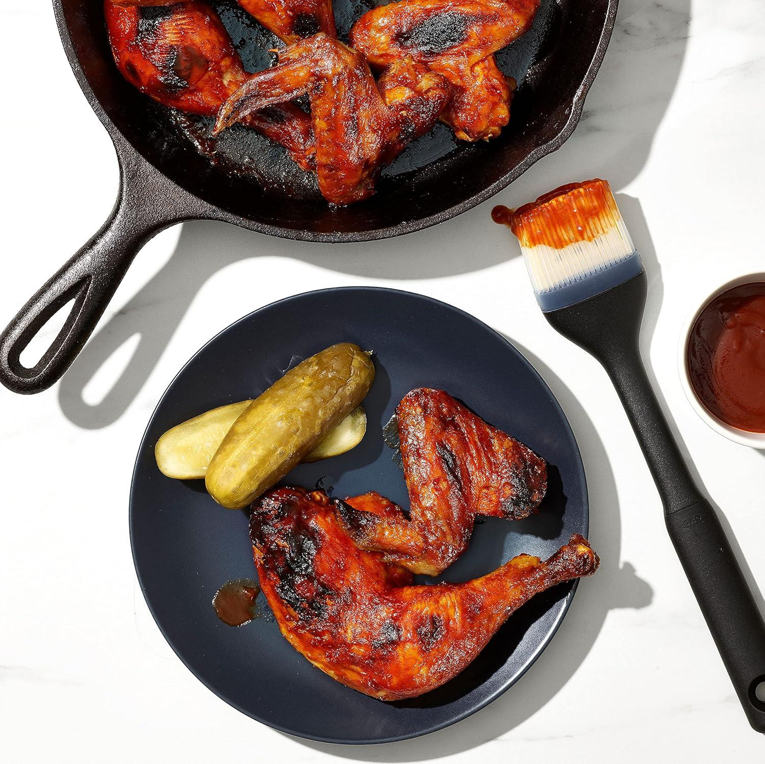 imageOXO Good Grips Silicone Basting ampamp Pastry Brush SmallLarge