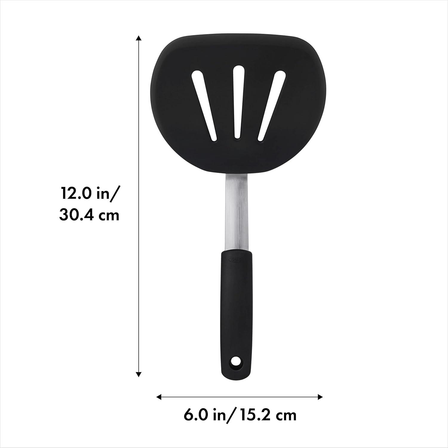 imageOXO Good Grips Silicone Flexible Pancake TurnerBlack