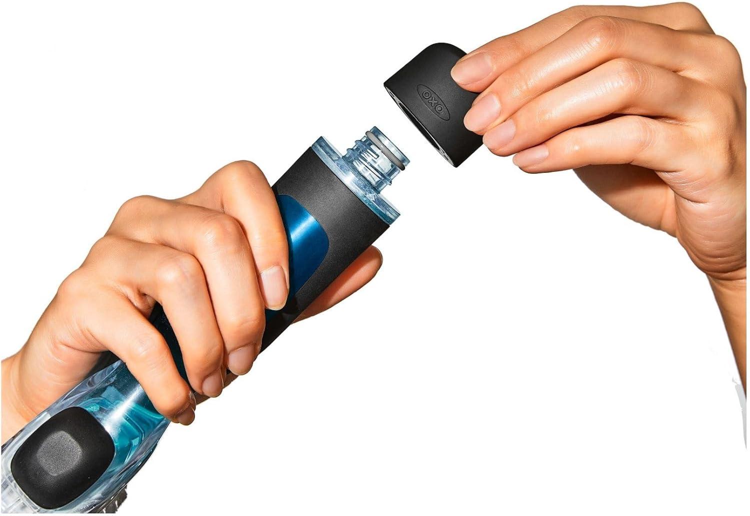 imageOXO Good Grips Soap Dispensing Dish Scrub Brush Cleaning Brush for KitchenBrush