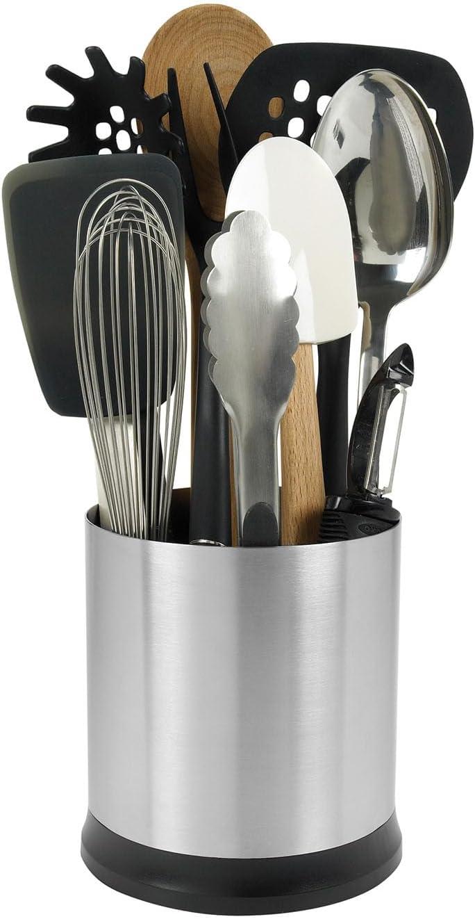 imageOXO Good Grips Stainless Steel Rotating Utensil HolderSolid