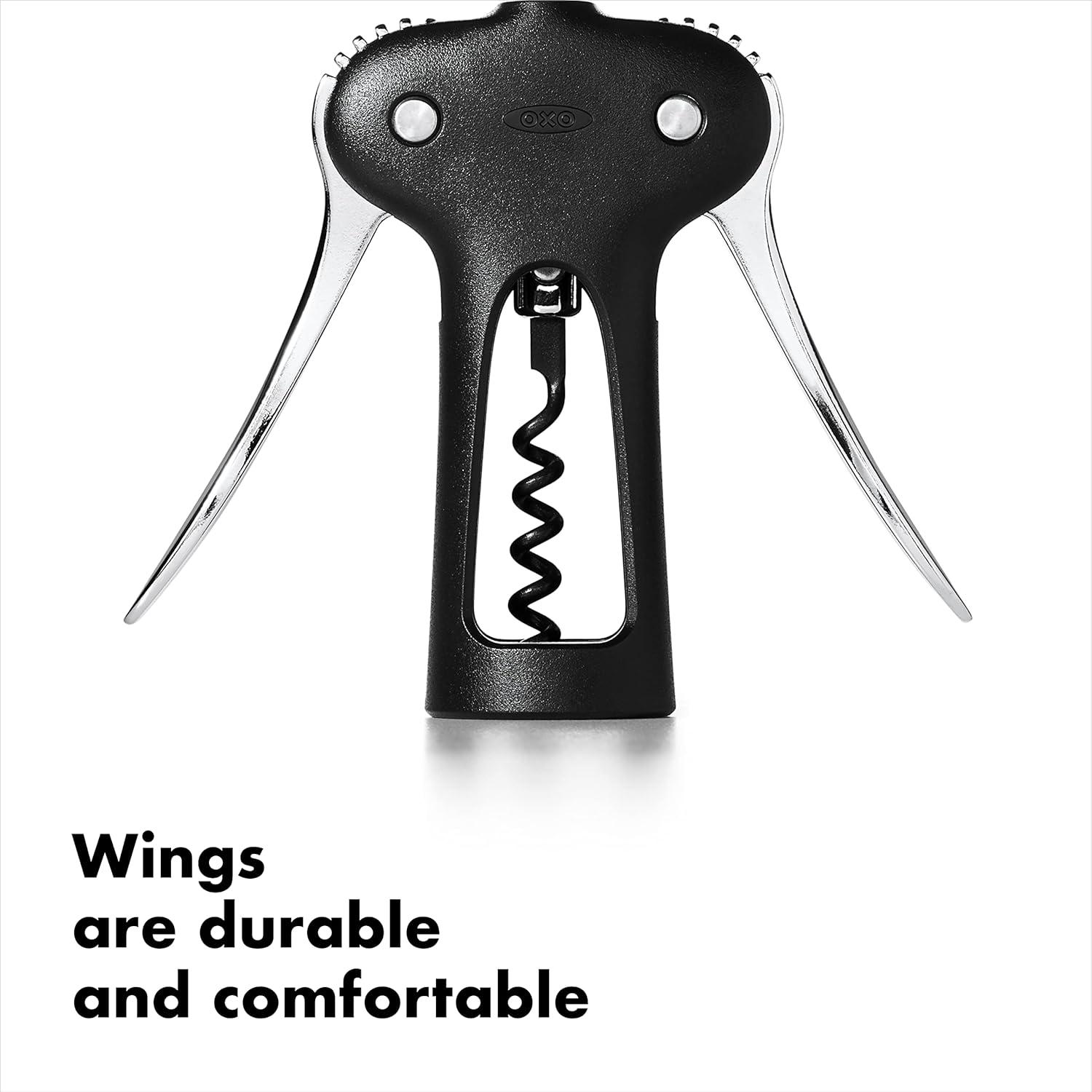 imageOXO Good Grips Winged Corkscrew and Bottle Opener Black