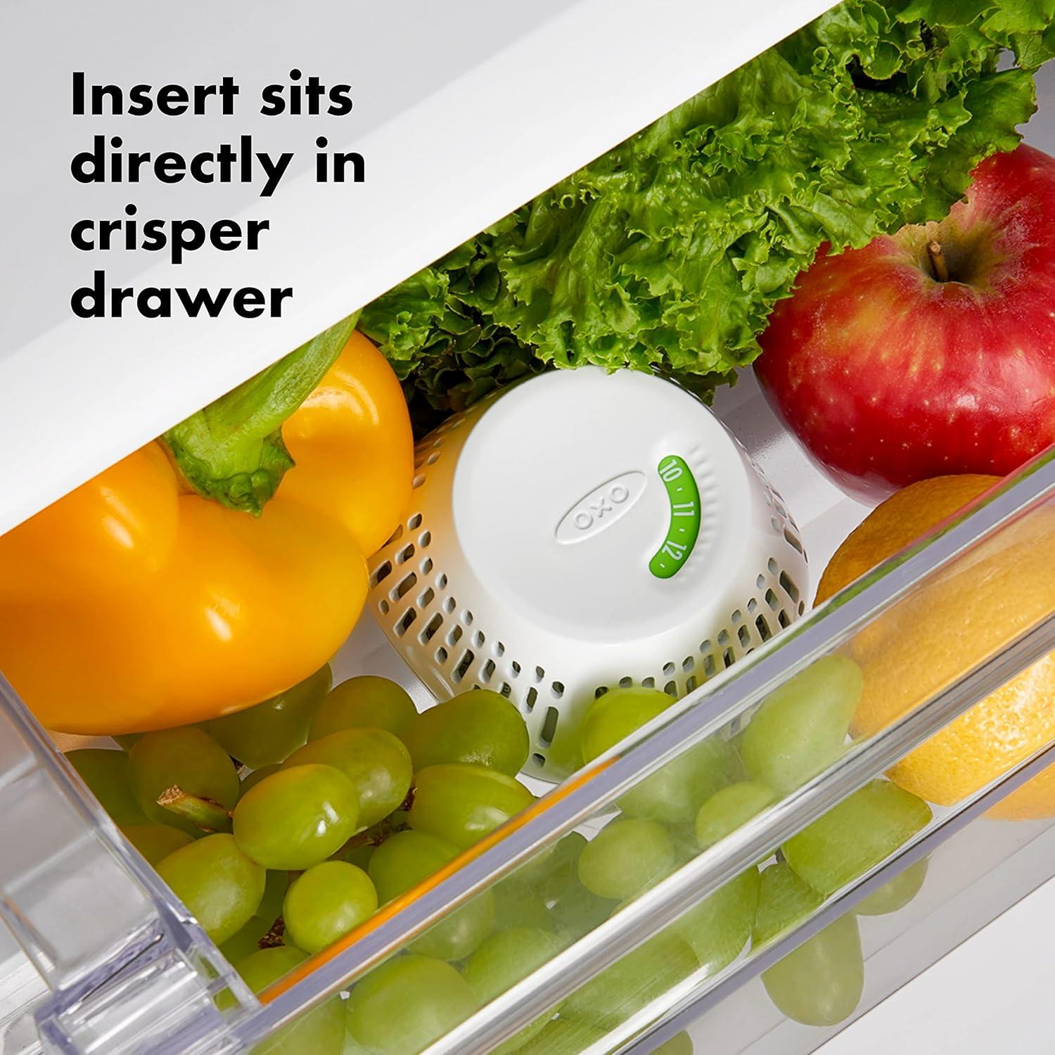 imageOXO Greensaver Crisper Insert 1PackStanding Crisper Drawer Insert