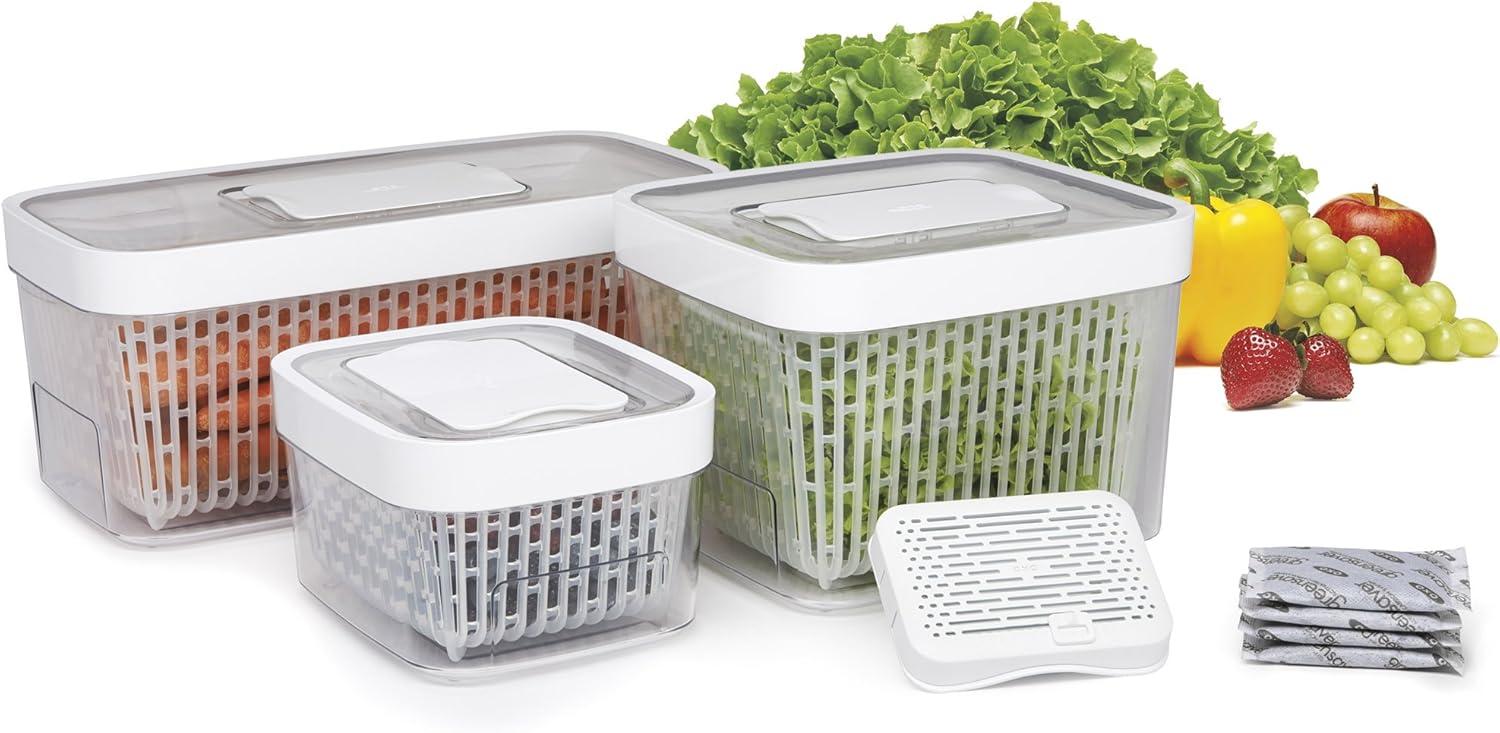 imageOXO Greensaver Crisper Insert 1PackSuction Cup Crisper Drawer Insert