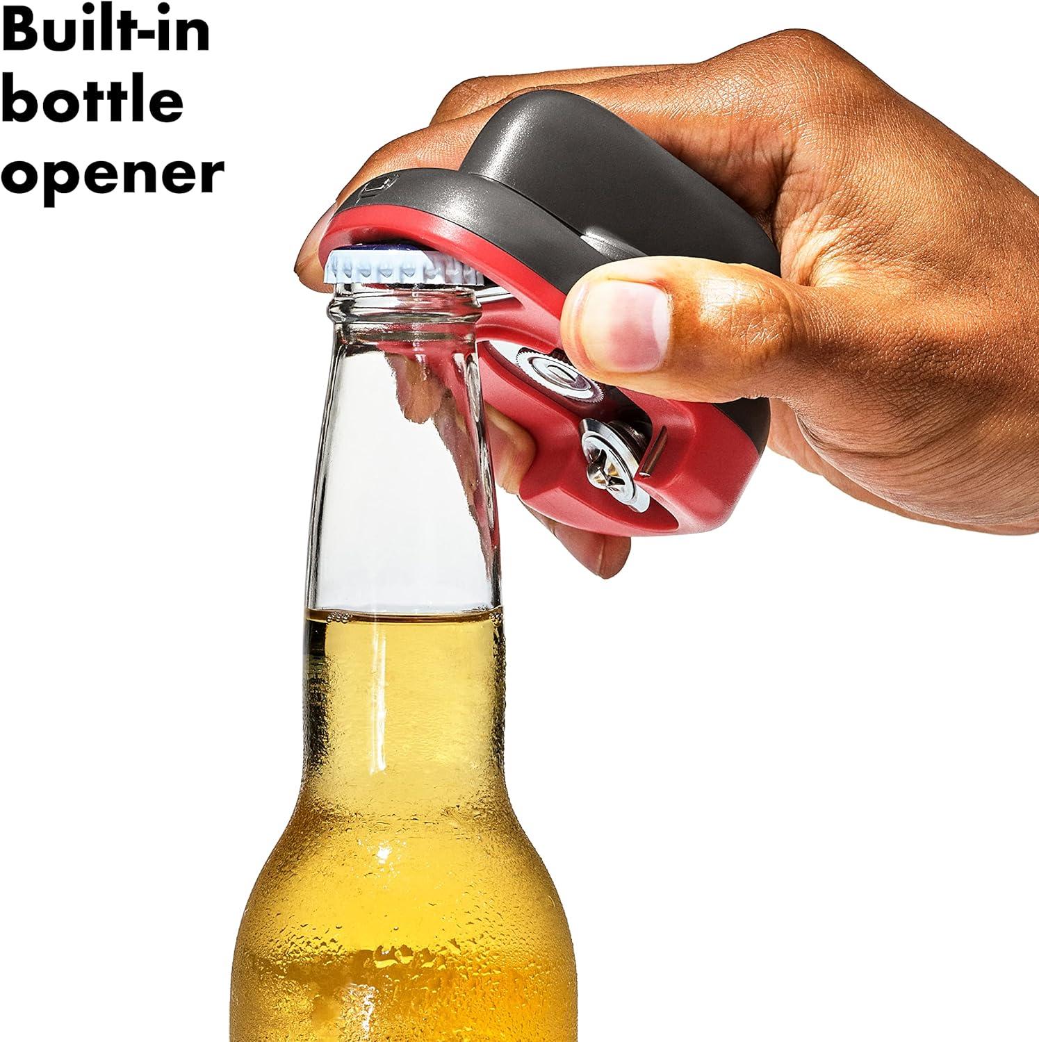 imageOXO Outdoor Kitchen Compact Can Opener with BuiltIn Bottle OpenerCompact Can Opener