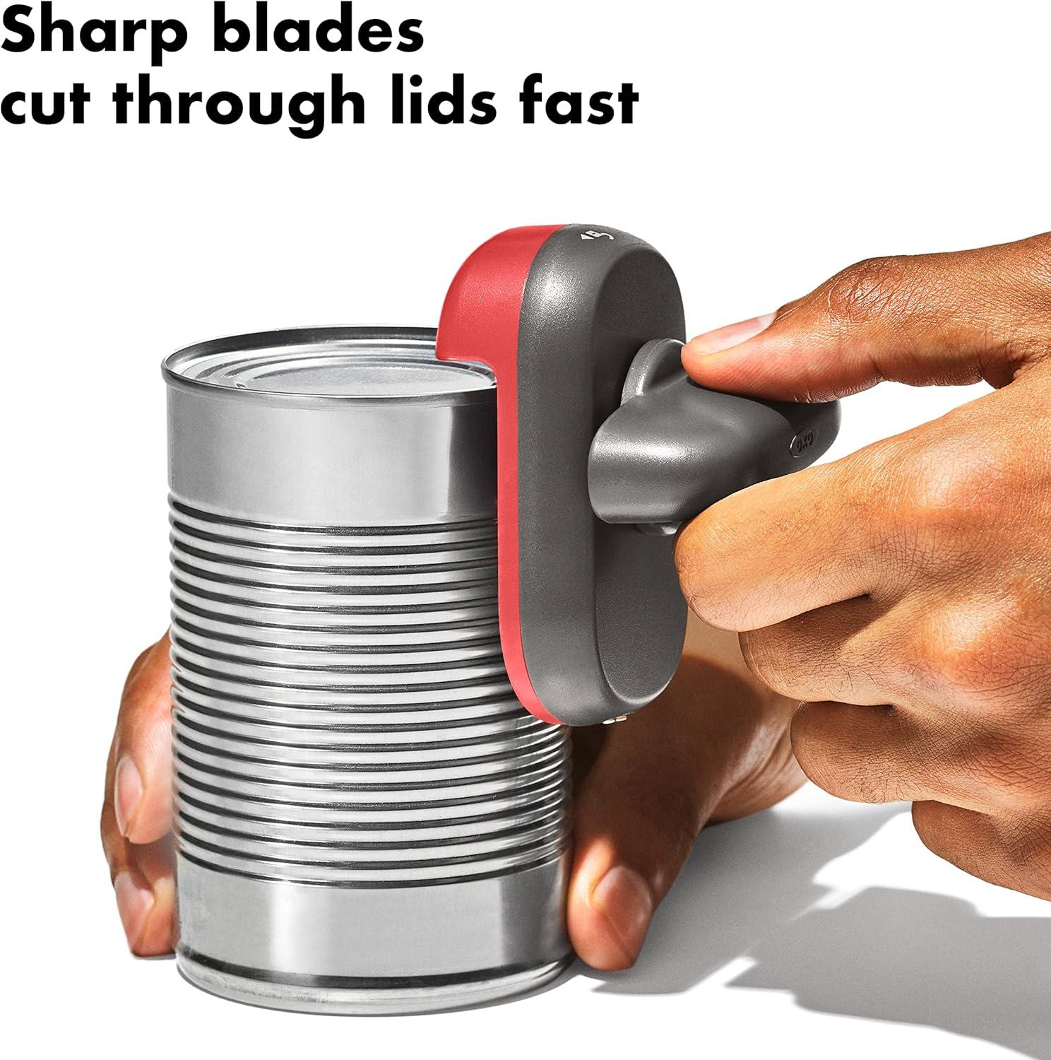 imageOXO Outdoor Kitchen Compact Can Opener with BuiltIn Bottle OpenerCompact Can Opener