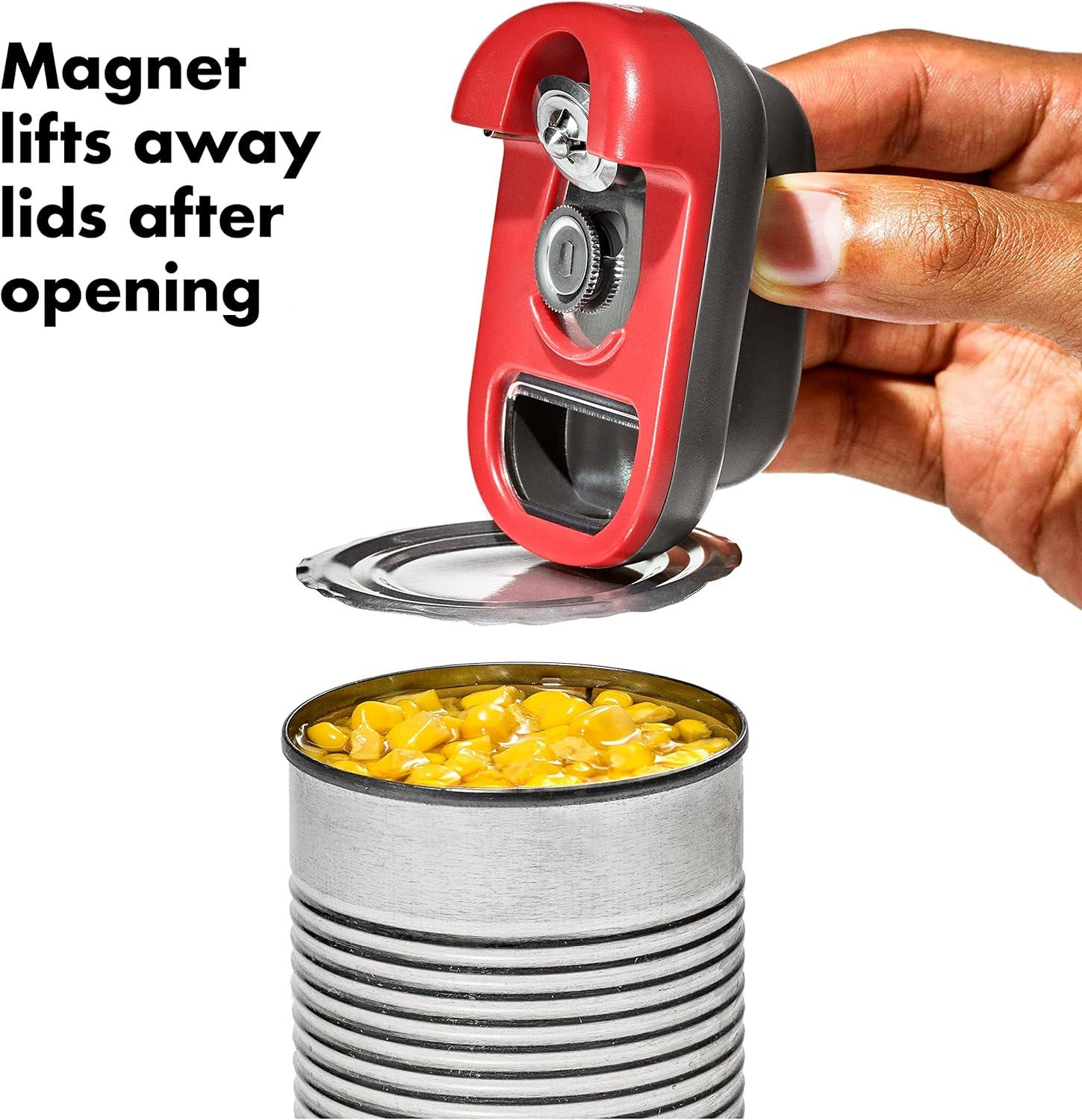 imageOXO Outdoor Kitchen Compact Can Opener with BuiltIn Bottle OpenerCompact Can Opener