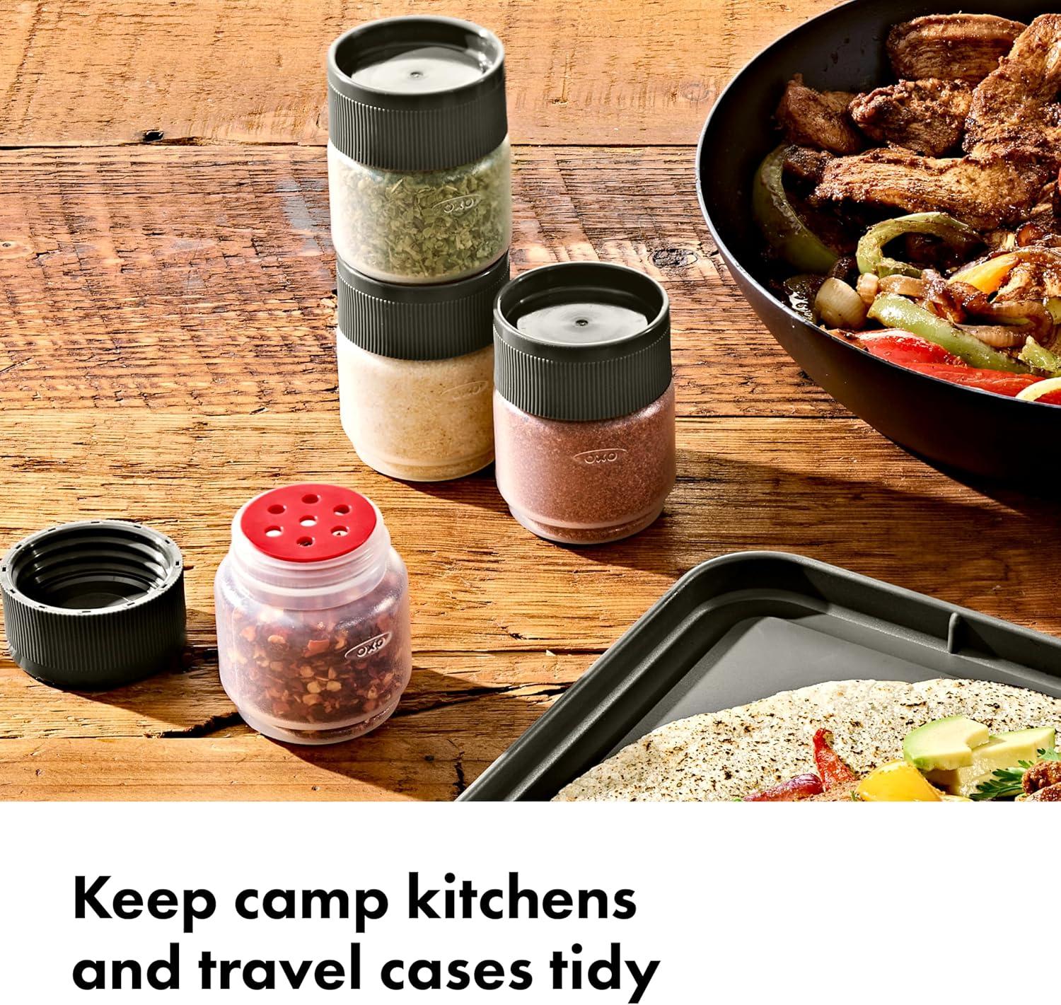 imageOXO Outdoor Leakproof Squeeze Bottle SetShaker Set