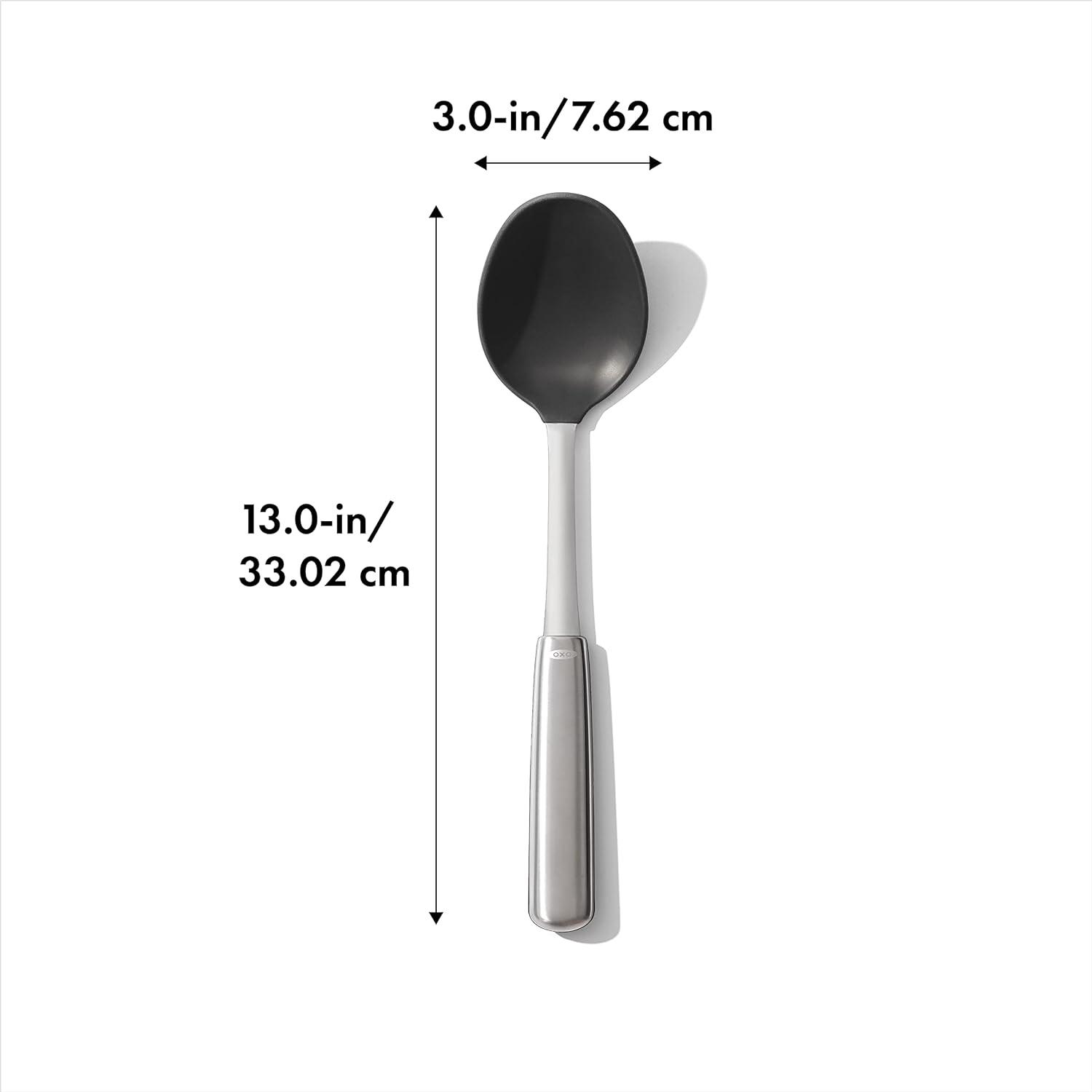 imageOXO Steel Silicone Cooking Spoon