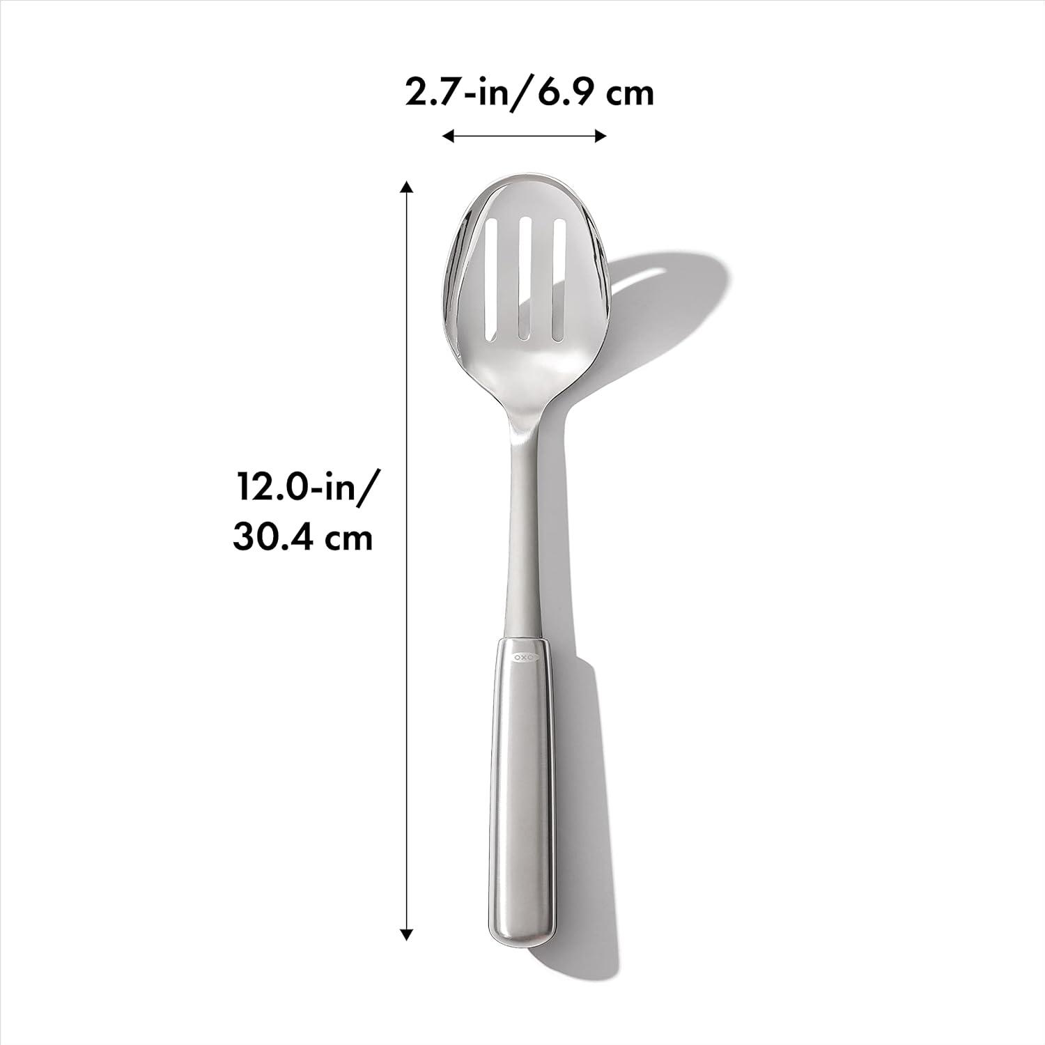 imageOXO Steel Slotted Cooking SpoonSlotted Cooking Spoon