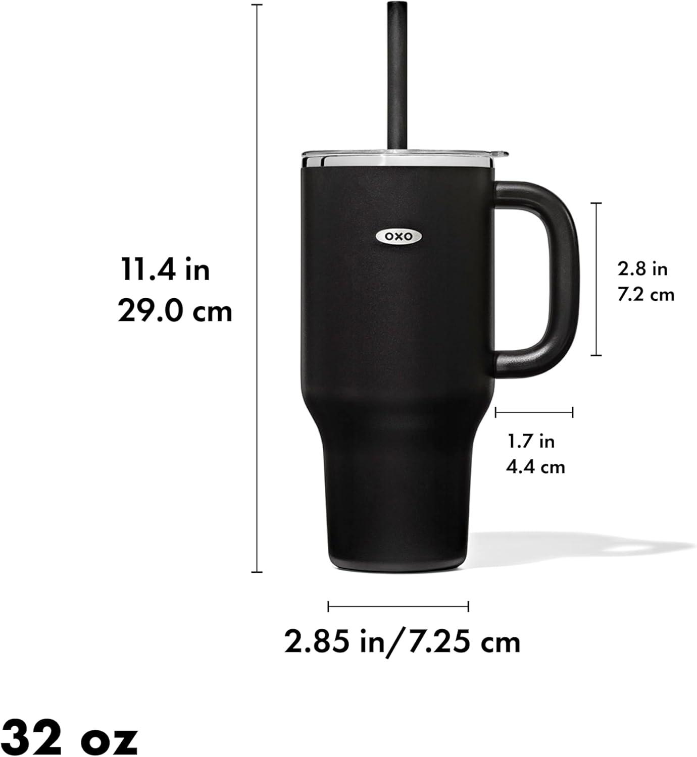 imageOXO Strive XL Tumbler with Handle 32 oz QuartzOnyx