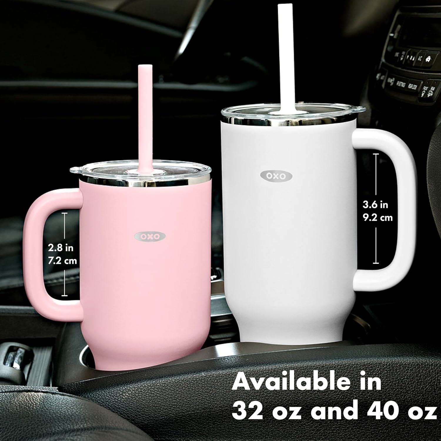 imageOXO Strive XL Tumbler with Handle 32 oz QuartzOnyx