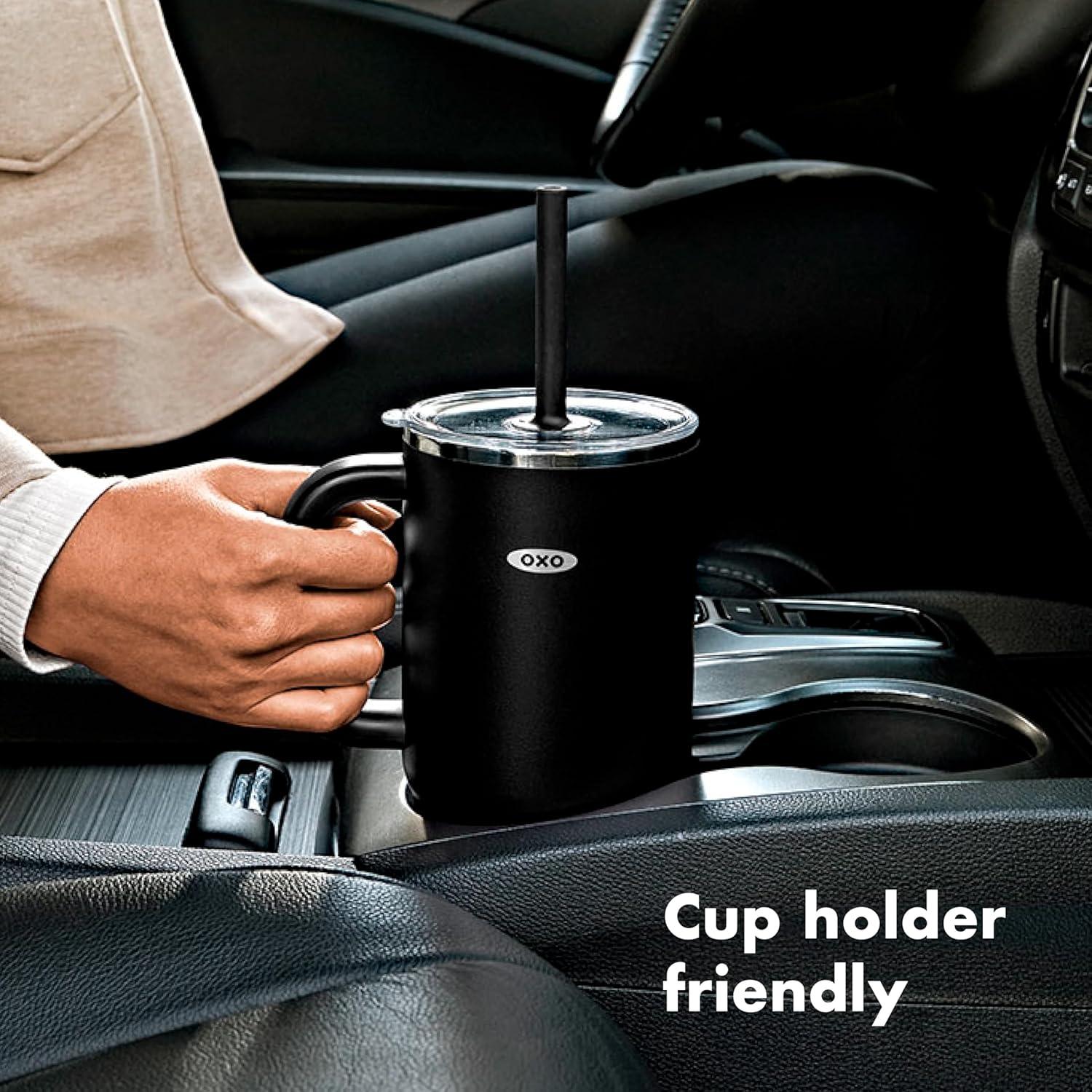 imageOXO Strive XL Tumbler with Handle 32 oz QuartzOnyx