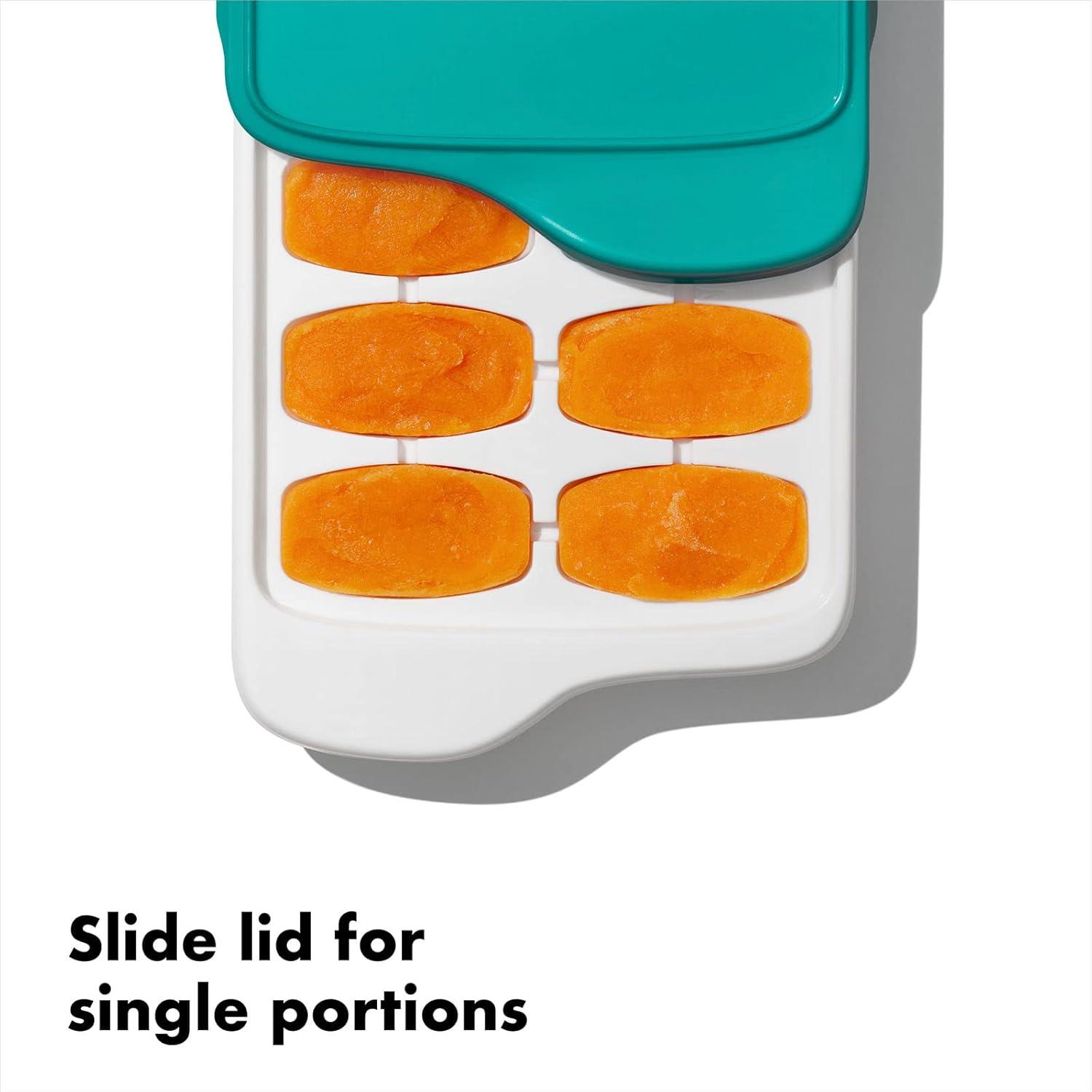 imageOXO Tot 2 Pack Baby Food Freezer Tray OpalTeal