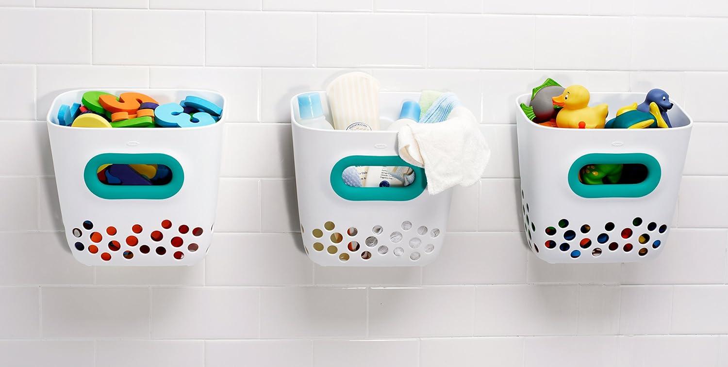 imageOXO Tot Bath Toy Bin Teal1 Count Pack of 1