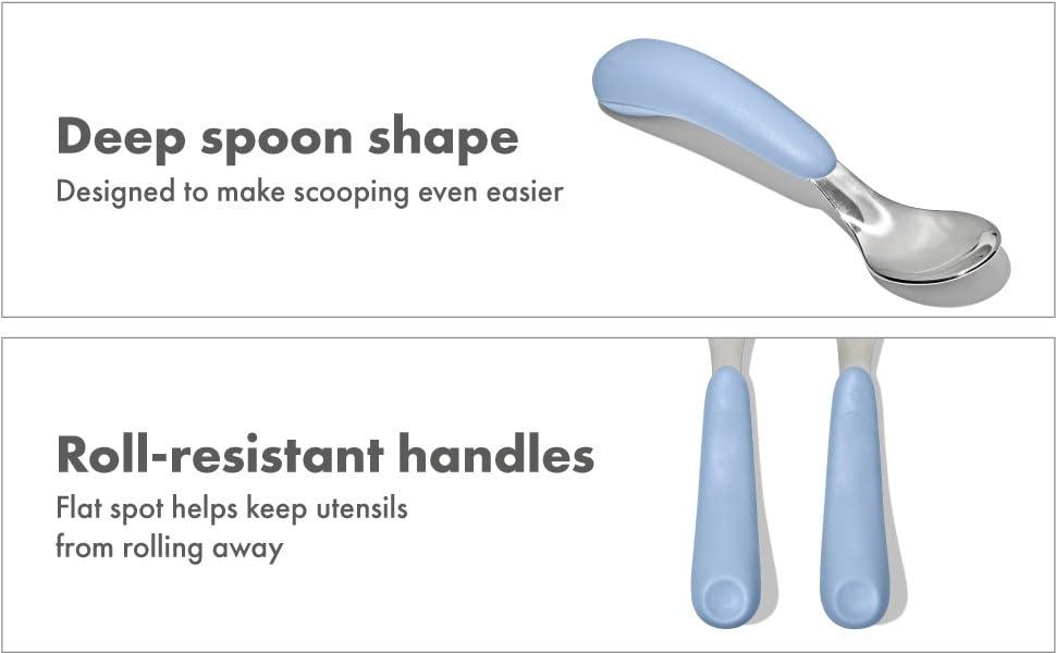 imageOXO Tot Fork and Spoon Set DuskDusk