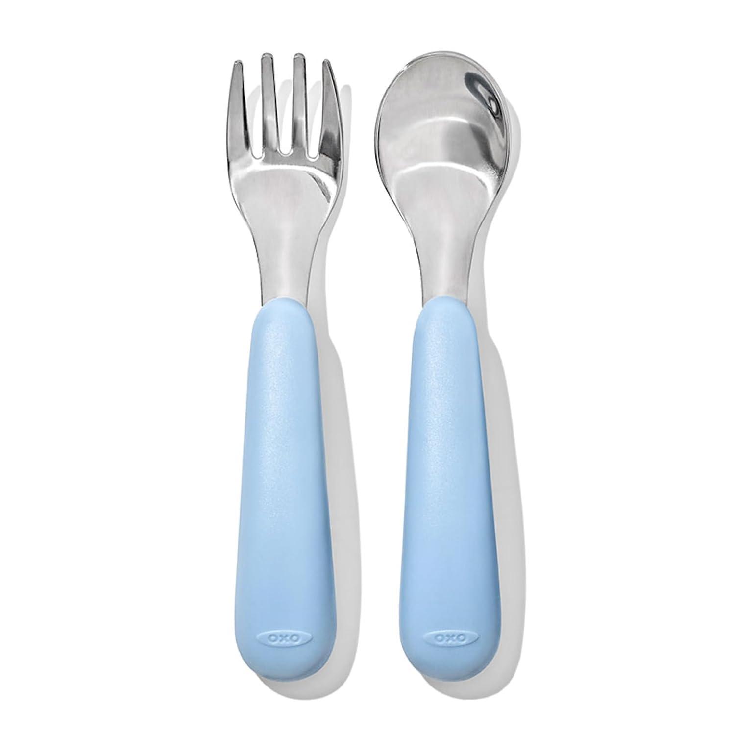 imageOXO Tot Fork and Spoon Set DuskDusk