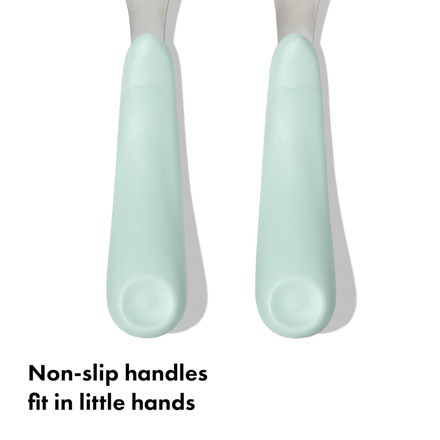 imageOXO Tot Fork and Spoon Set DuskOpal
