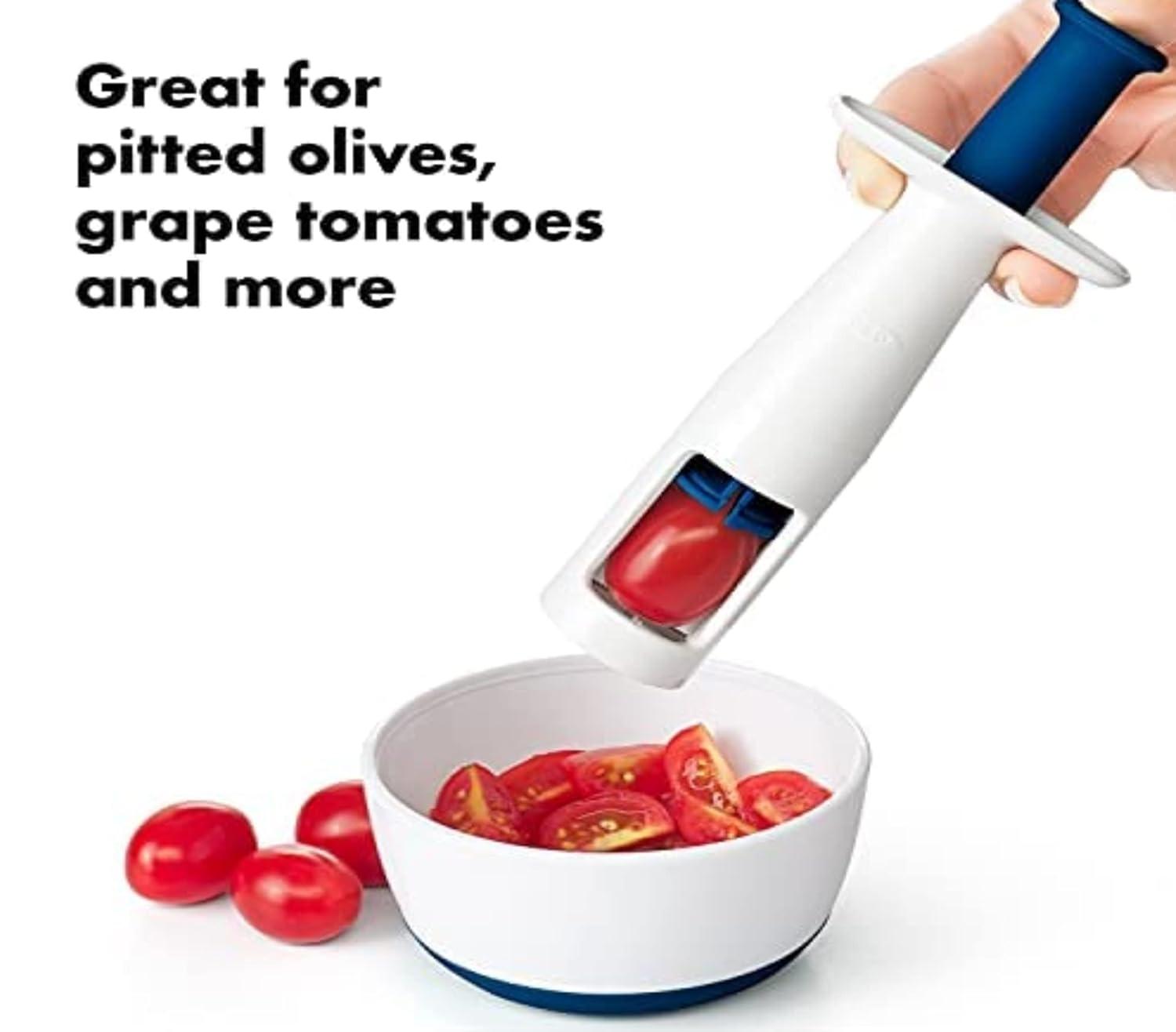 imageOXO Tot Grape Cutter OpalNavy